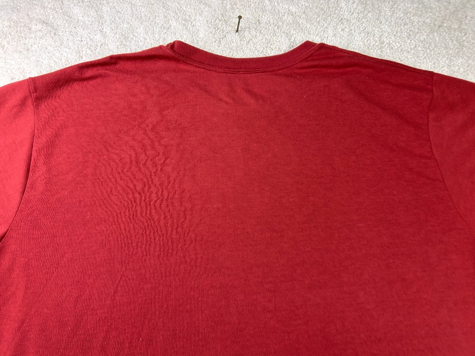 B.O.C Men’s T-Shirt Red 3XL 100% Polyester Machine Washable