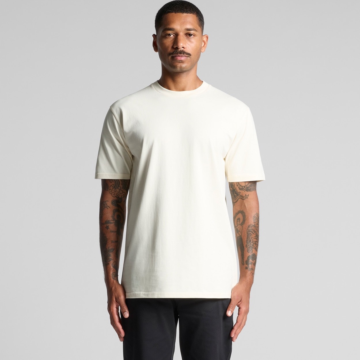 Black and White Plain T-shirts, High Quality/ComfortableAS Colour, Various Sizes