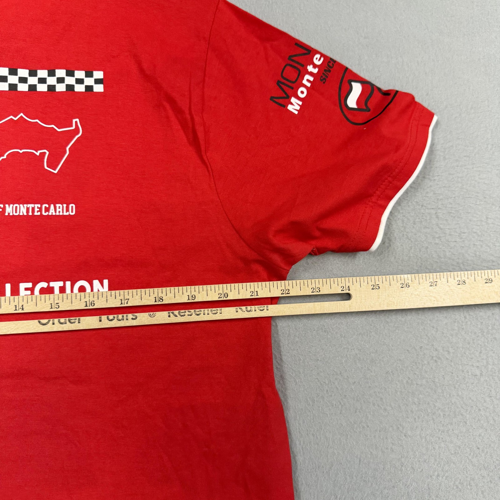 Monaco Monte Carlo Shirt Mens XL Red Formula 1 Racing Grand Prix Graphic Tee