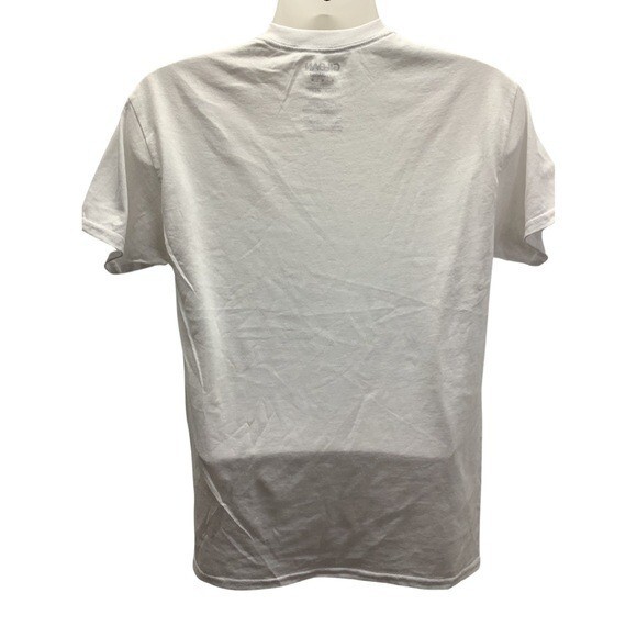 Gildan DryBlend 3 White Plain Short Sleeve Tee New without Tags