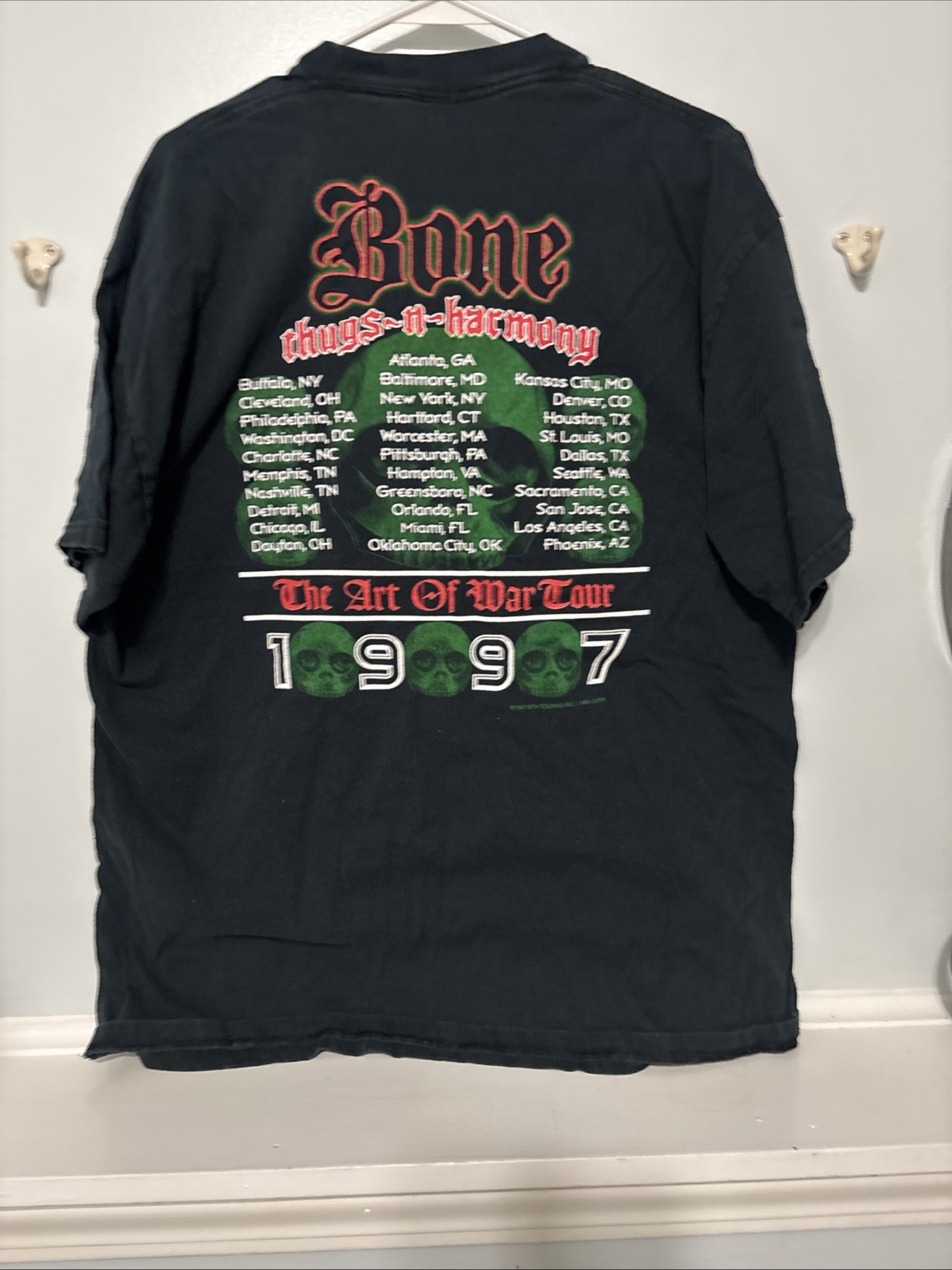 Vintage Bone Thugs n Harmony Art of War T-shirt Men’s Size: XL Original 1997