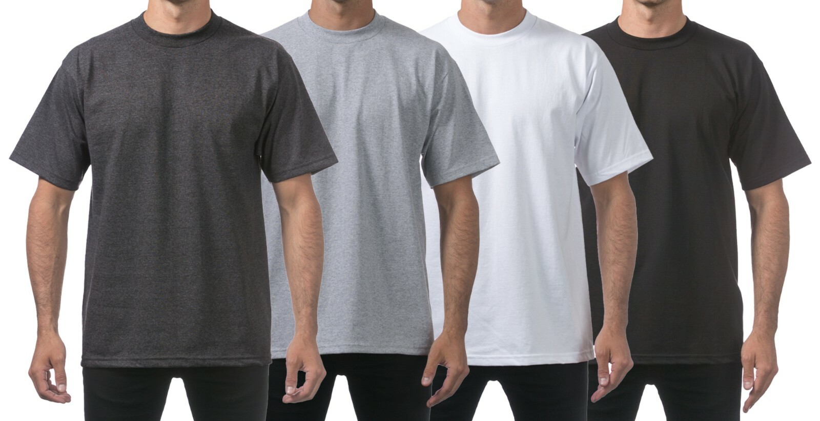 T-Shirts Short Sleeve Tees Heavyweight Shirts Solid BIG TALL Oversize UP TO 10XL