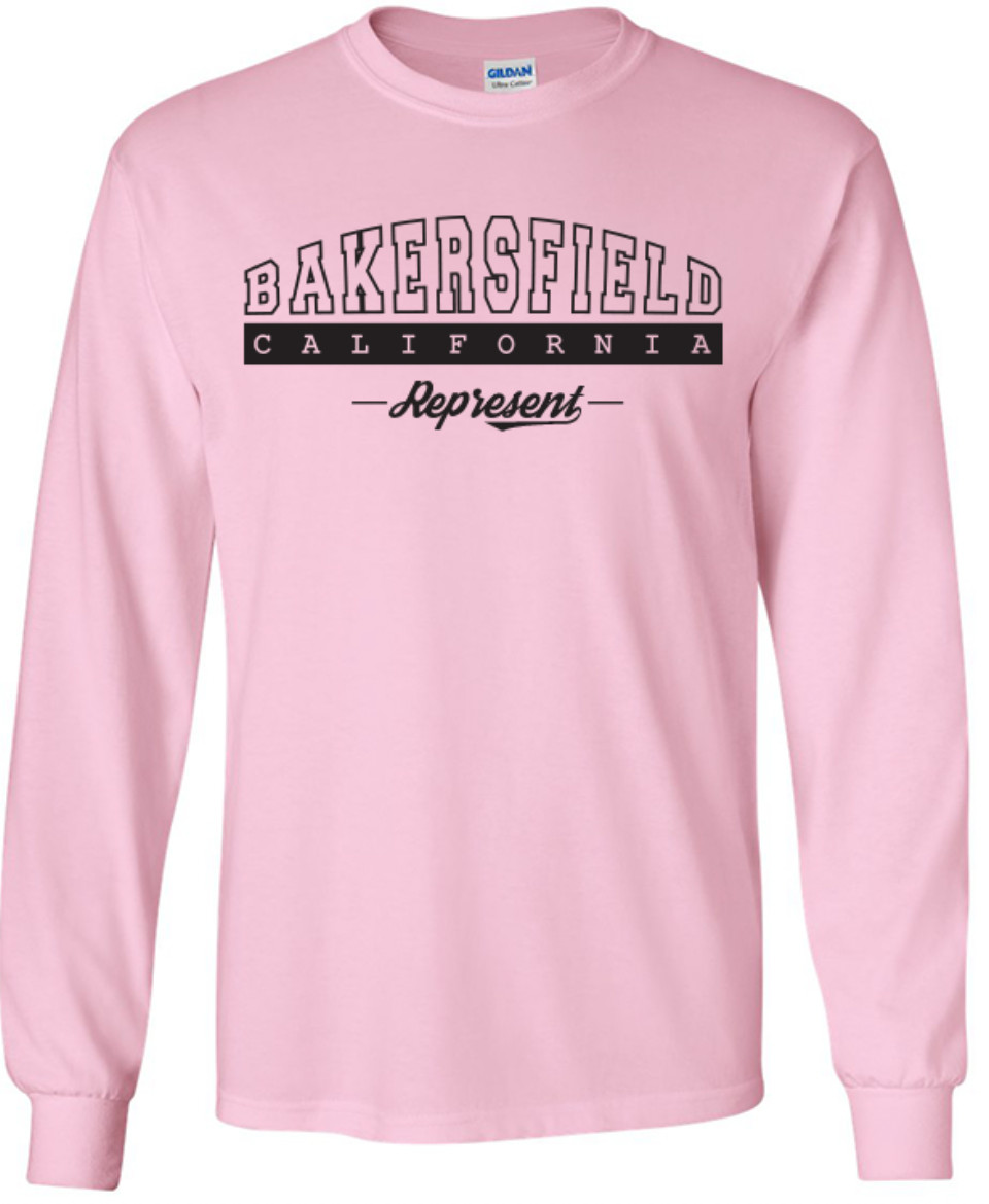 Bakersfield California State T-Shirt Long Sleeve Graphic Tees Unisex Apparel