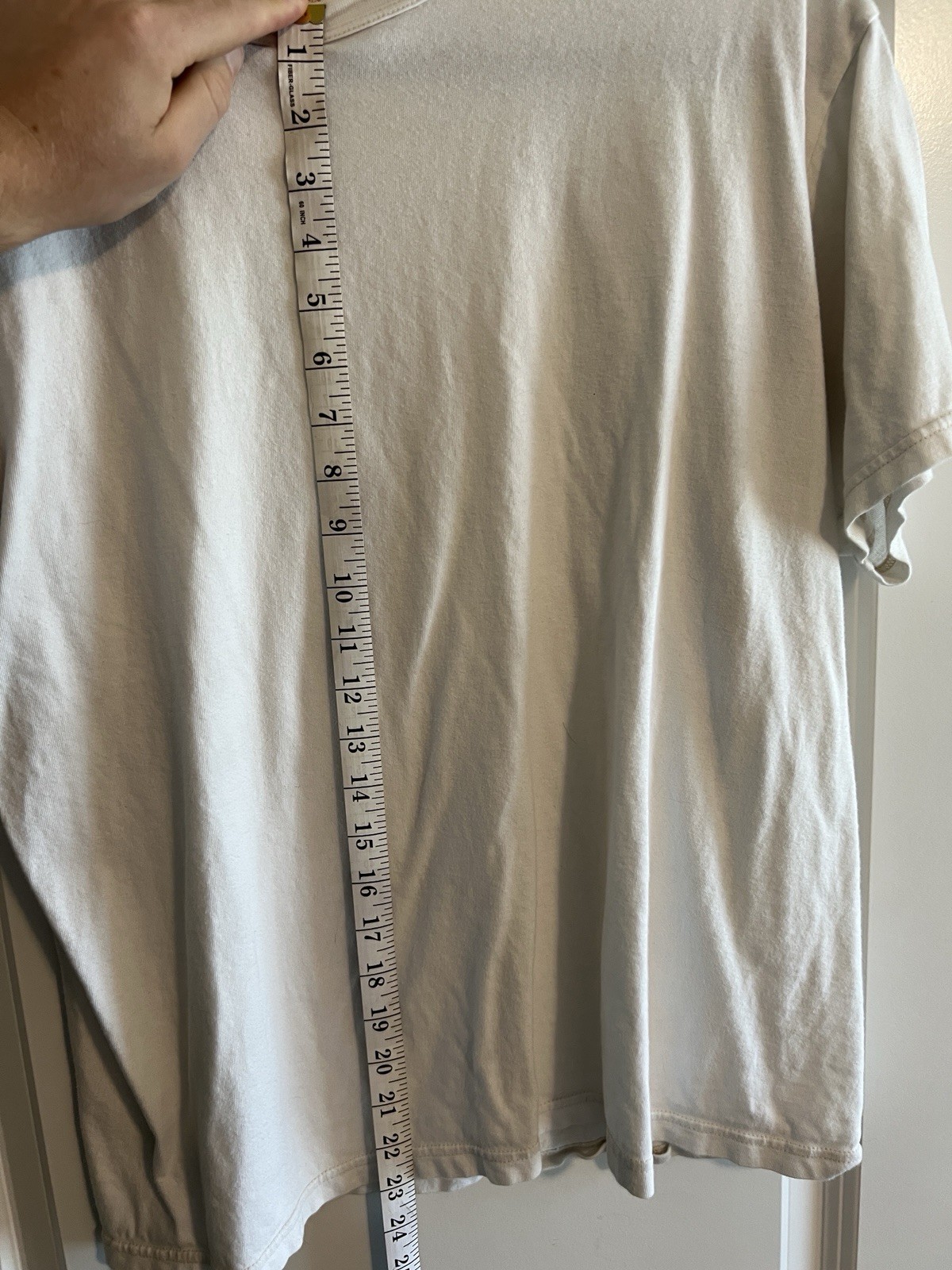 Whitesville Loopwheel T-Shirt White Size XL