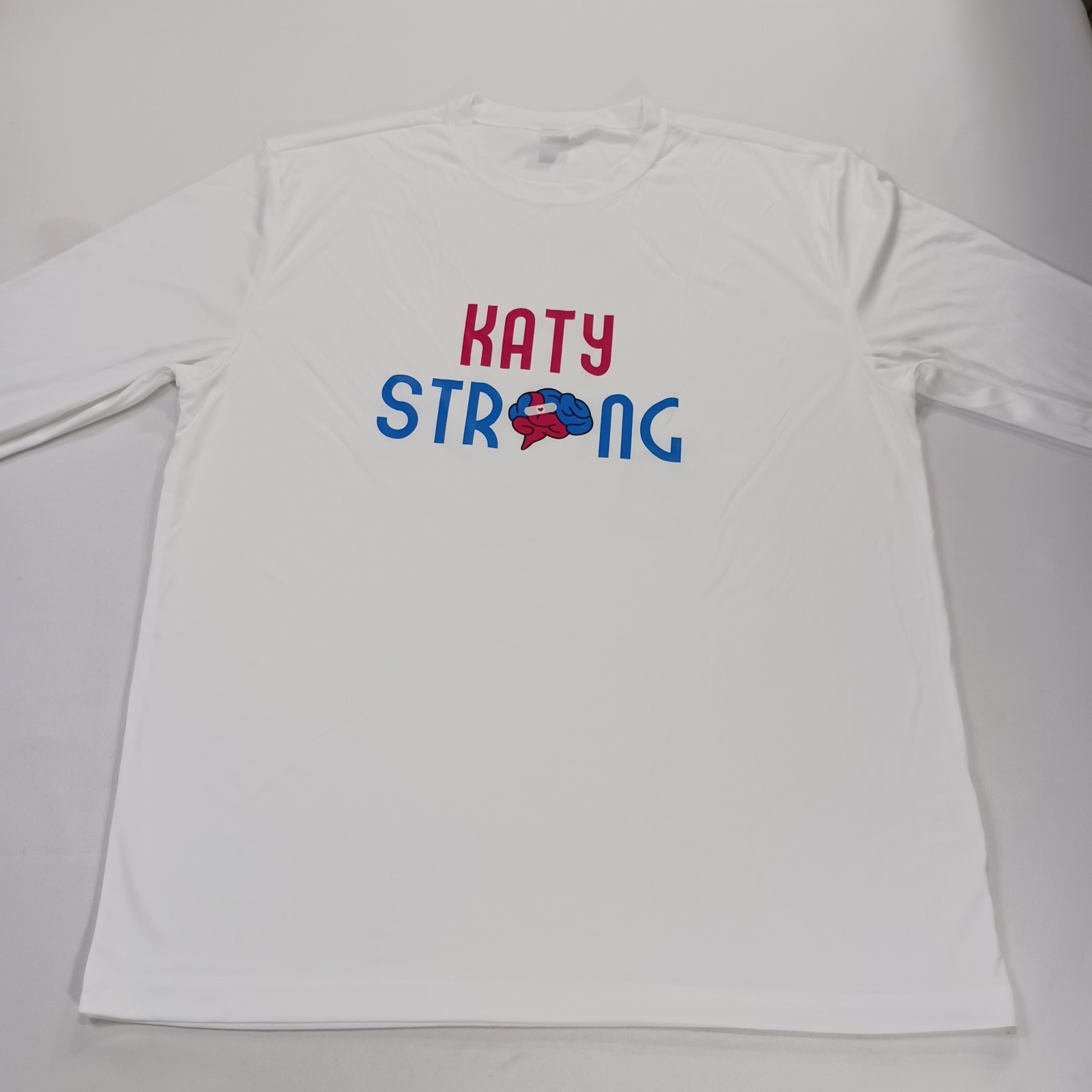 Sport-Tek ST350LS Katy Strong Men XL White Long Sleeve PosiCharge Competitor Tee