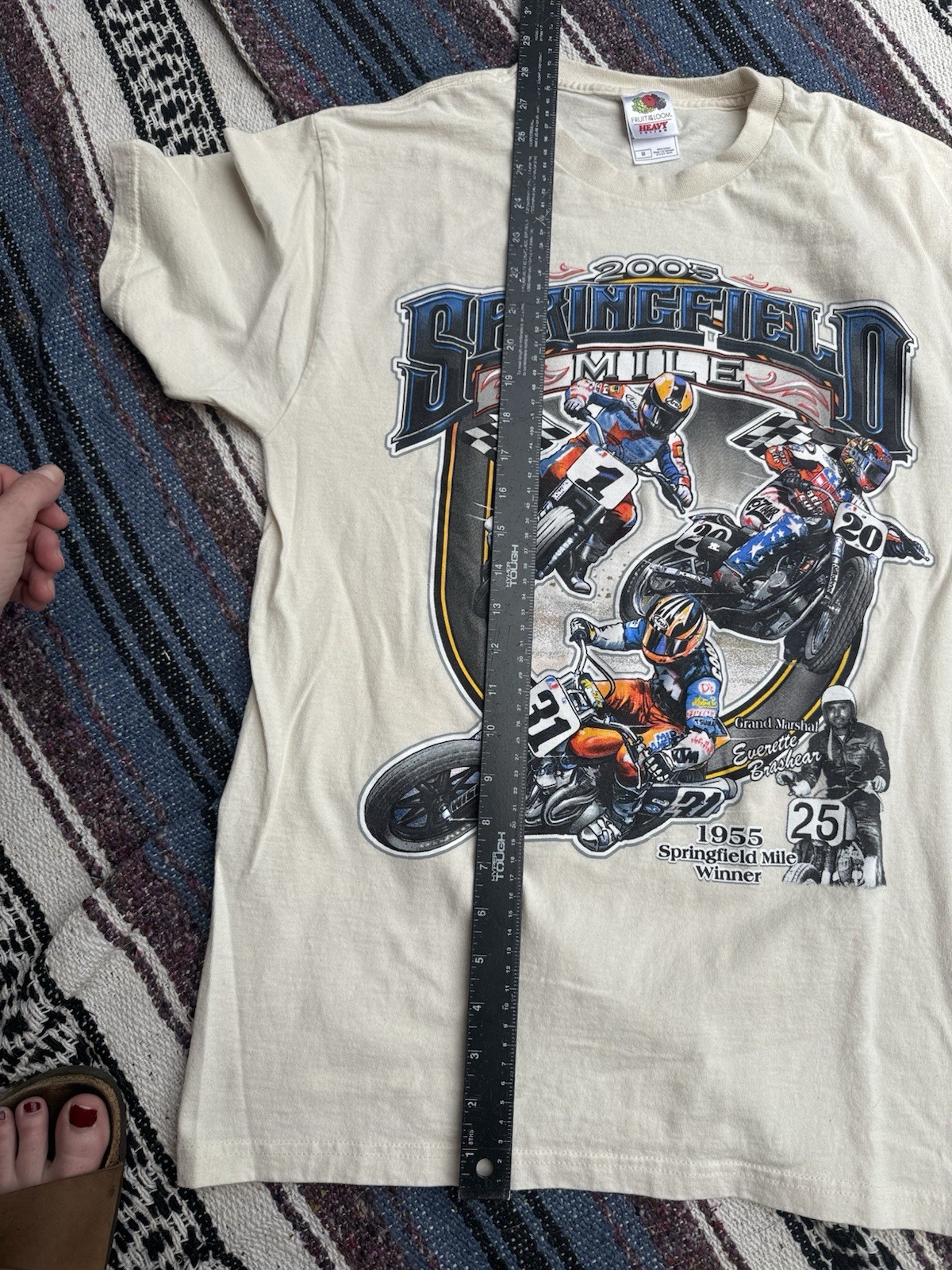 2005 Springfield Mile AMA Motorcycle Dirt Track Race T Shirt Medium EUC