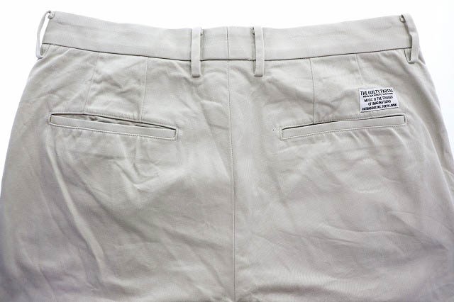 WACKO MARIA DOUBLE PLEATED CHINO TROUSERS BEIGE SIZE 2XL 23SS WMP PT02 2 Tuck Ch