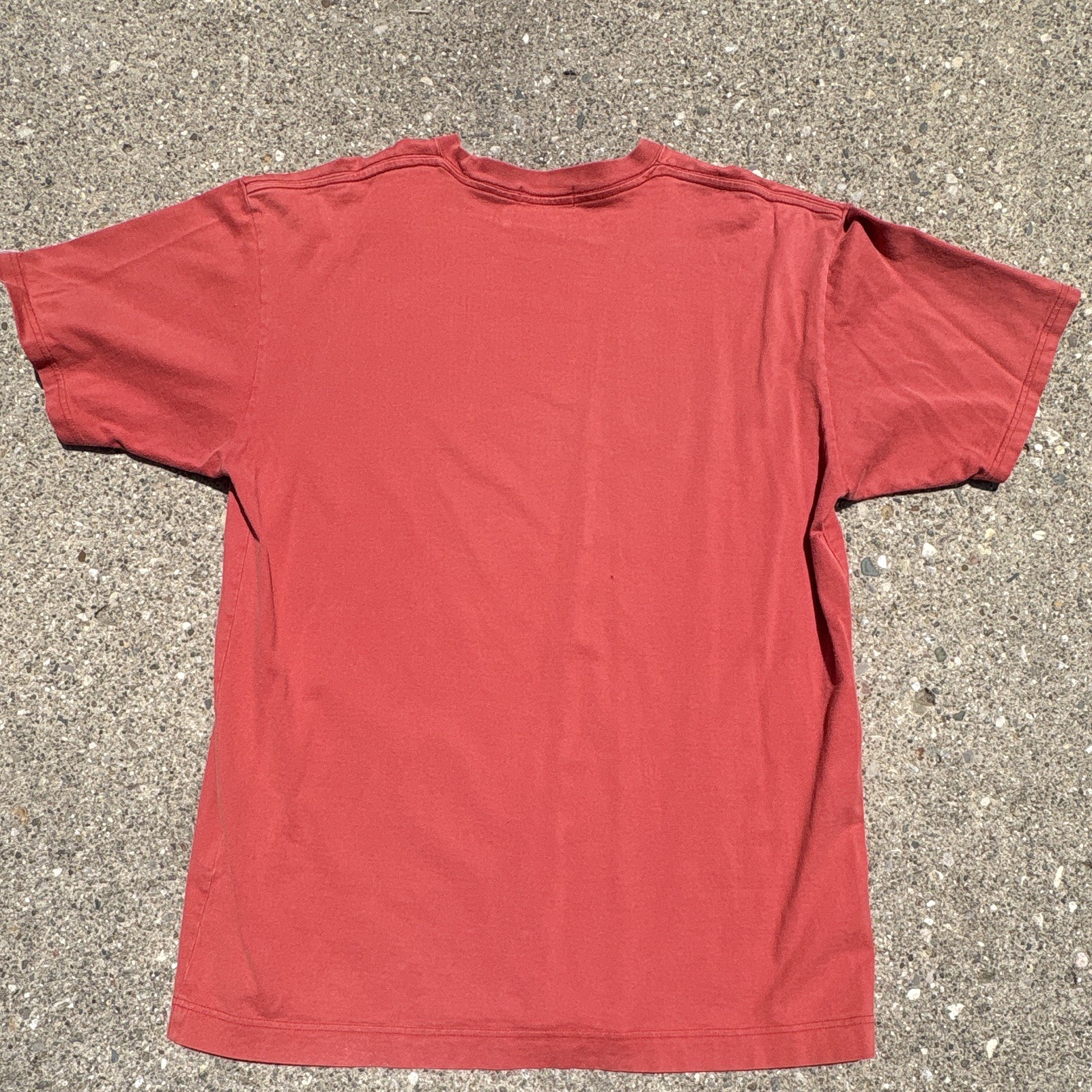 A Bathing Ape BAPE Men’s Red Camo Logo Short Sleeve Crew Neck T-Shirt XL