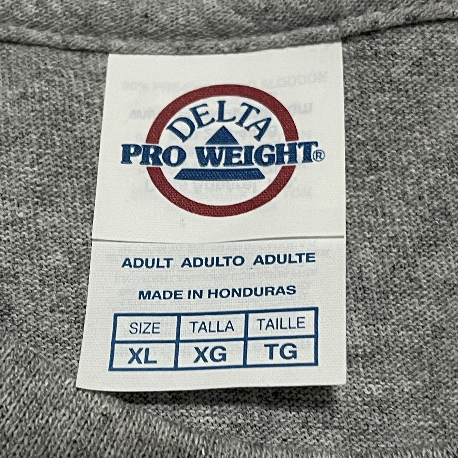 Orlando Florida Shirt Mens XL Grey Baseball Glossy Silver Logo Delta Pro Weight