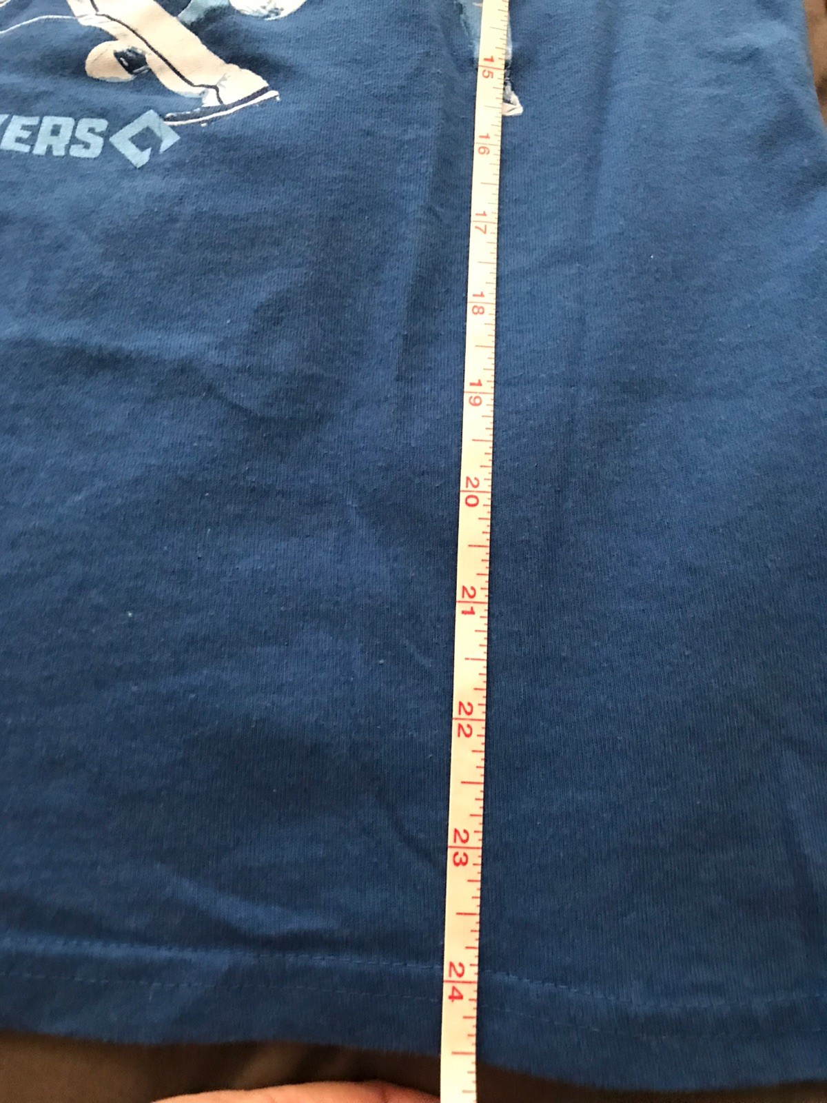 Los Angeles Dodgers MLB Tshirt Adult Small Blue White Brisco Brands
