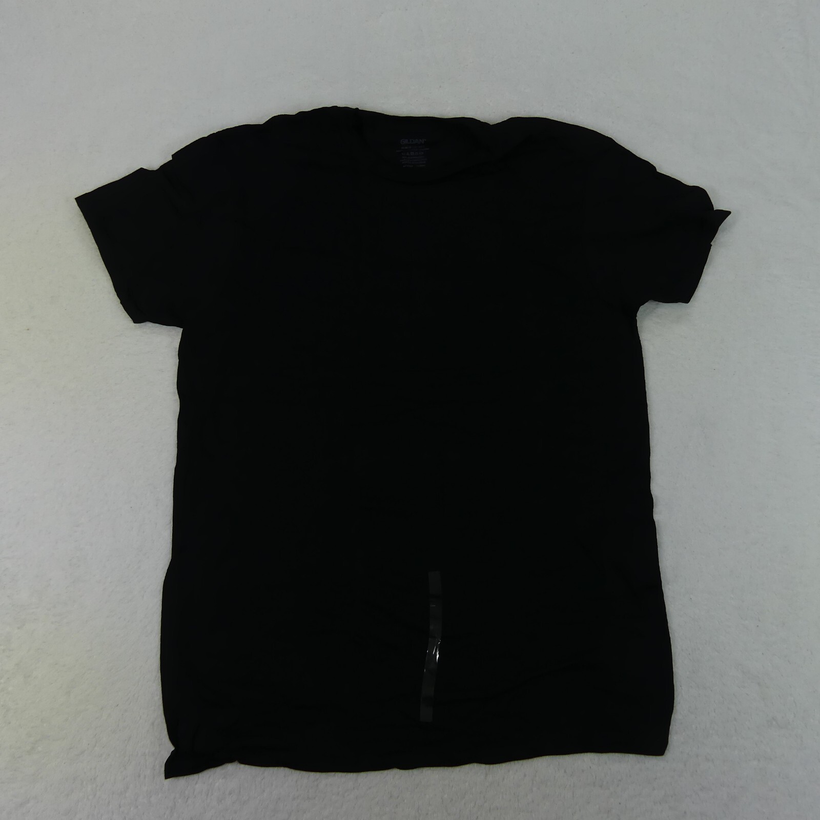 Gildan Shirts Mens Medium 38/40 Black Gray Short Sleeve Cotton Blend Set Of 5