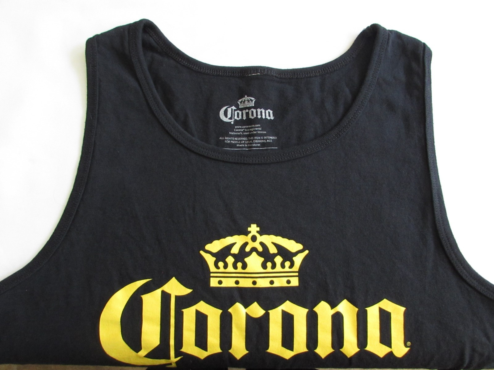 Primitive Apparel x Corona Heritage II Tank Top Black Sleeveless Tee Cotton Sz M