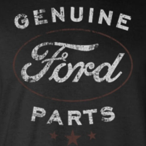 Ford Genuine Parts Retro / Vintage Logo T-Shirt -Mustang F-150 Official Licensed