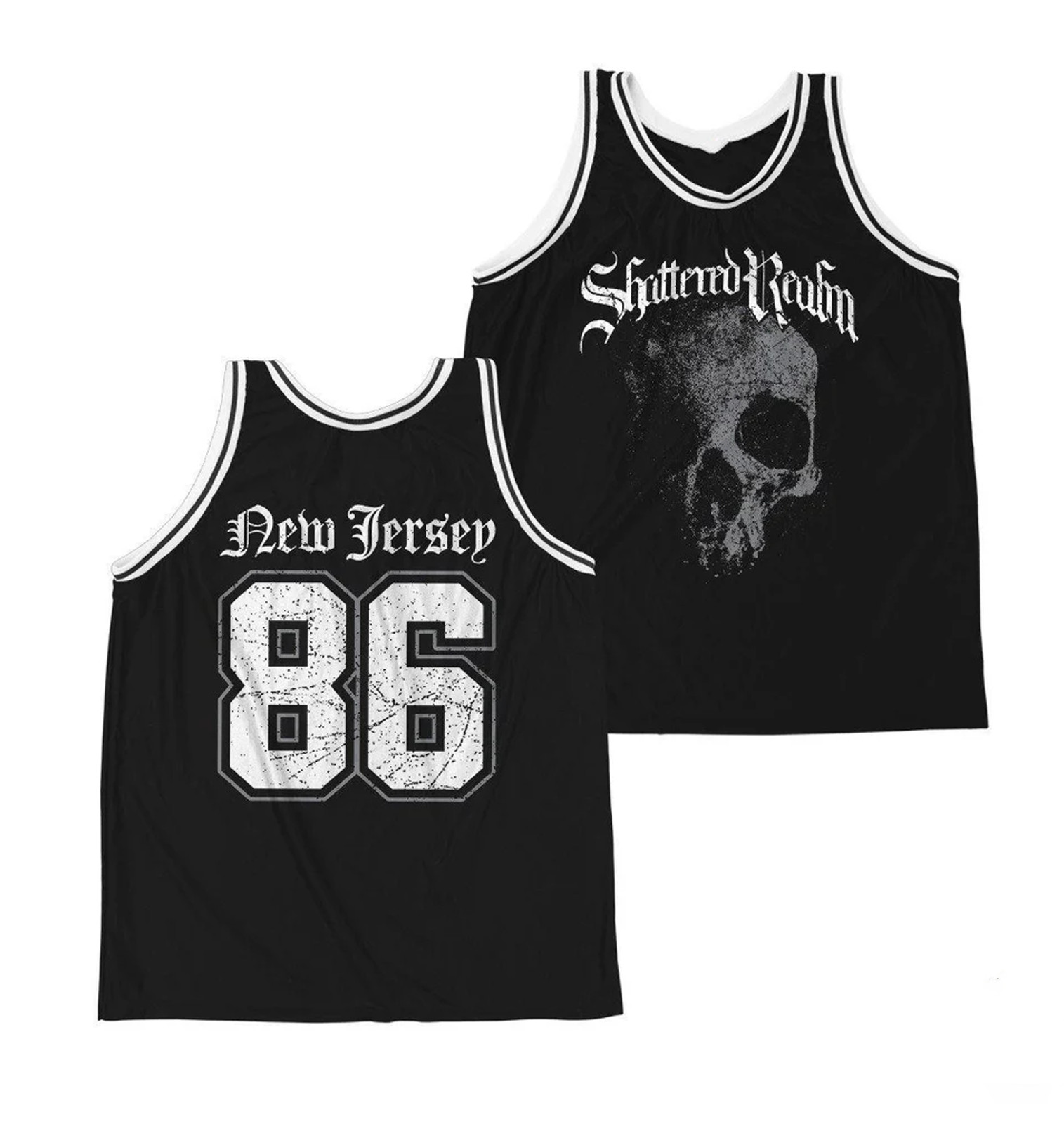 Shattered Realm band New Jersey Basketball Jersey All sizes XZ1372