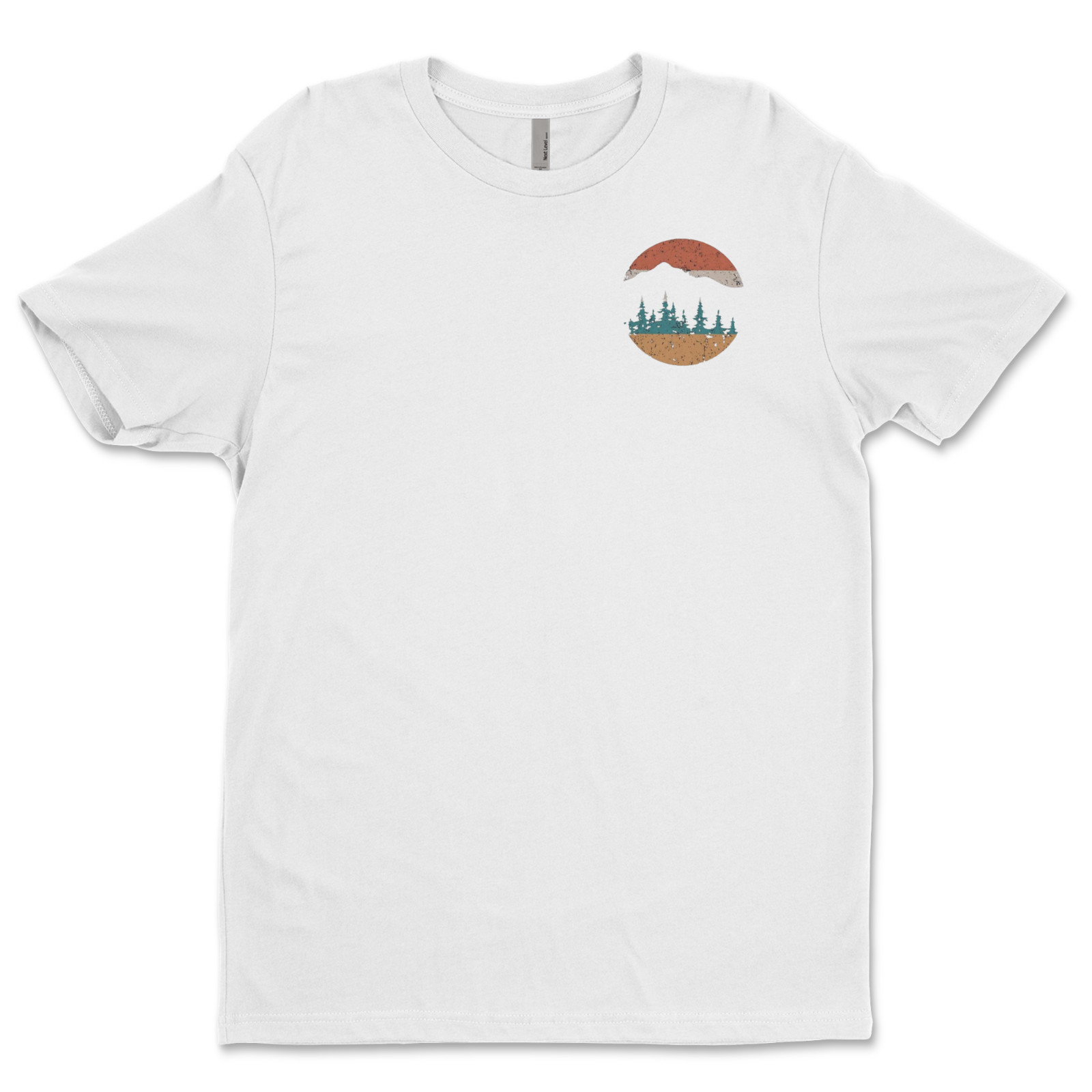 Custom T-Shirt Mountains/ Unisex Soft Style T-Shirts, Next Level- Cotton