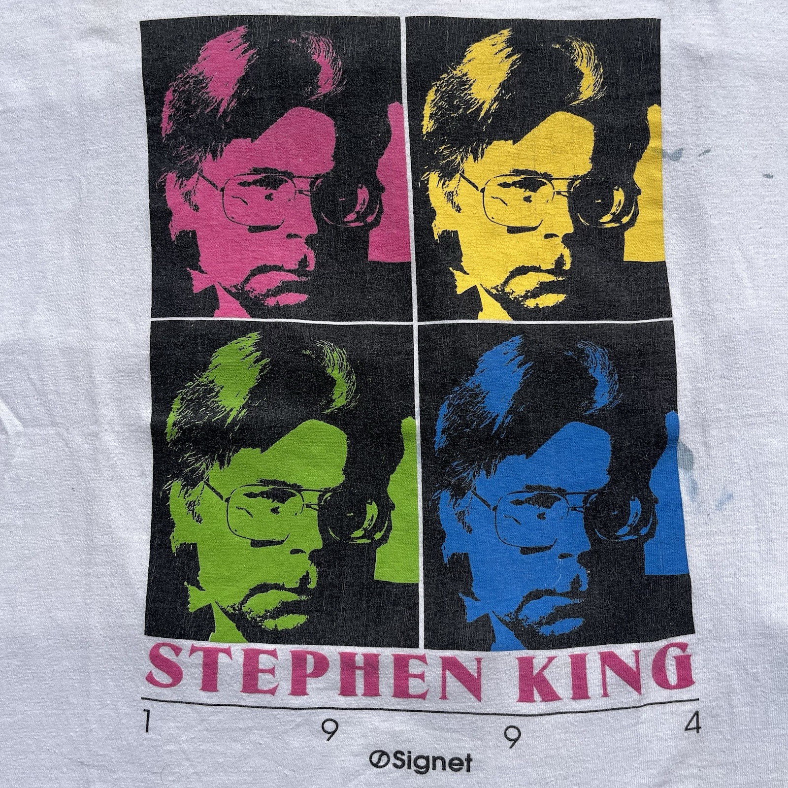 Vintage Stephen King 1994 Nightmares & Dreamscapes Horror Warhol T Shirt XL 90s