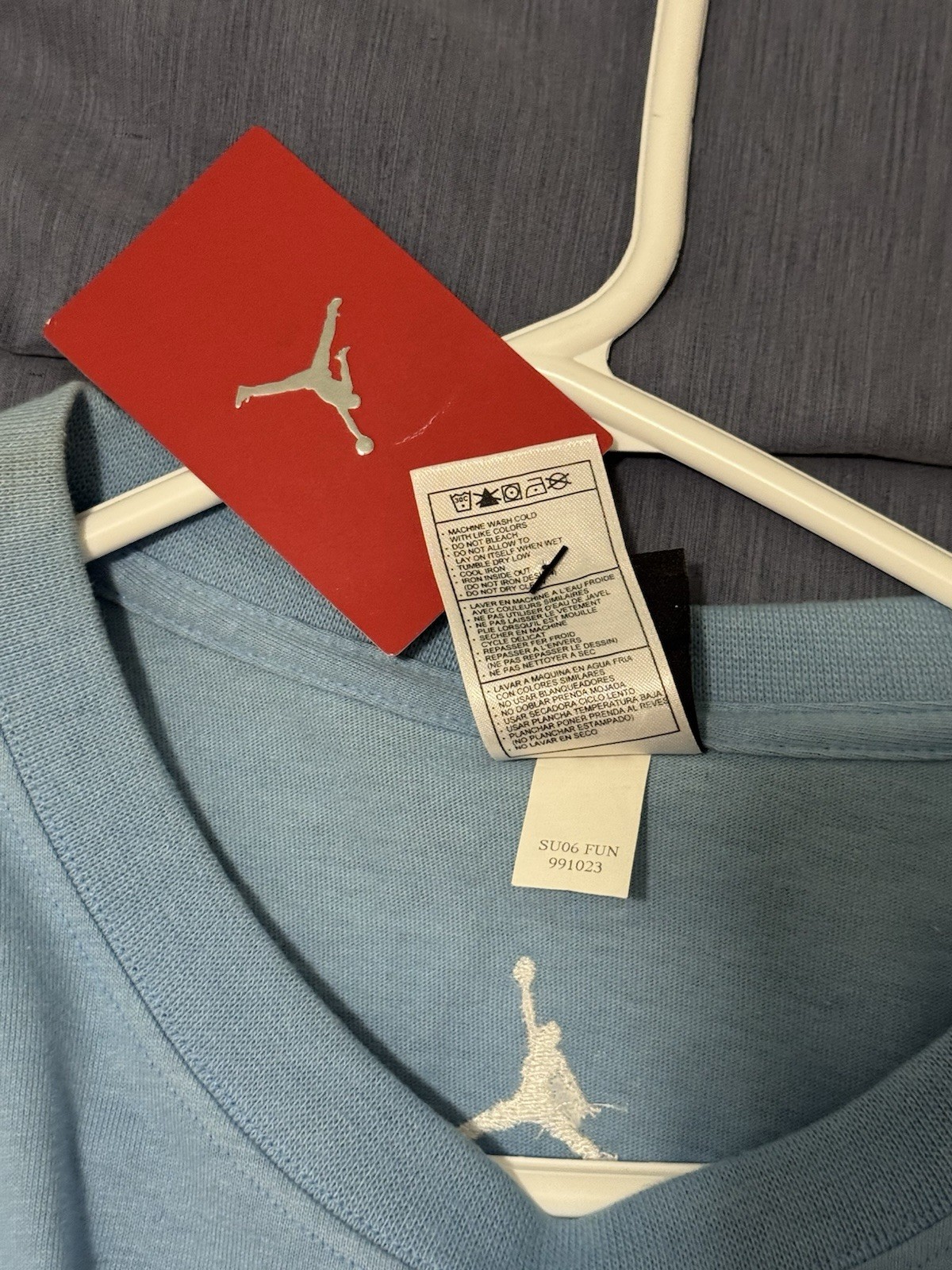 Jordan Men’s Blue Jumpman Air Jordan Graphic Tee Short Sleeve Crew 3XL