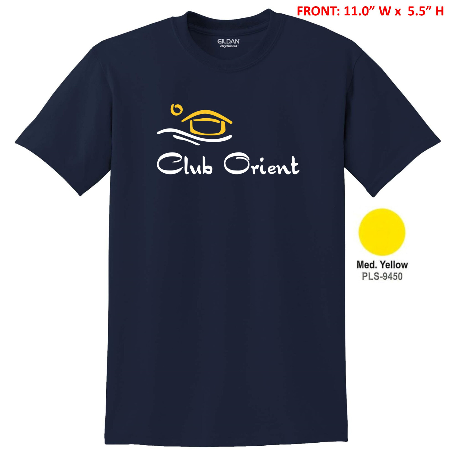 Club Orient T-shirt – Adult S-3X – Choose from 5 Shirt Color Options NEW!