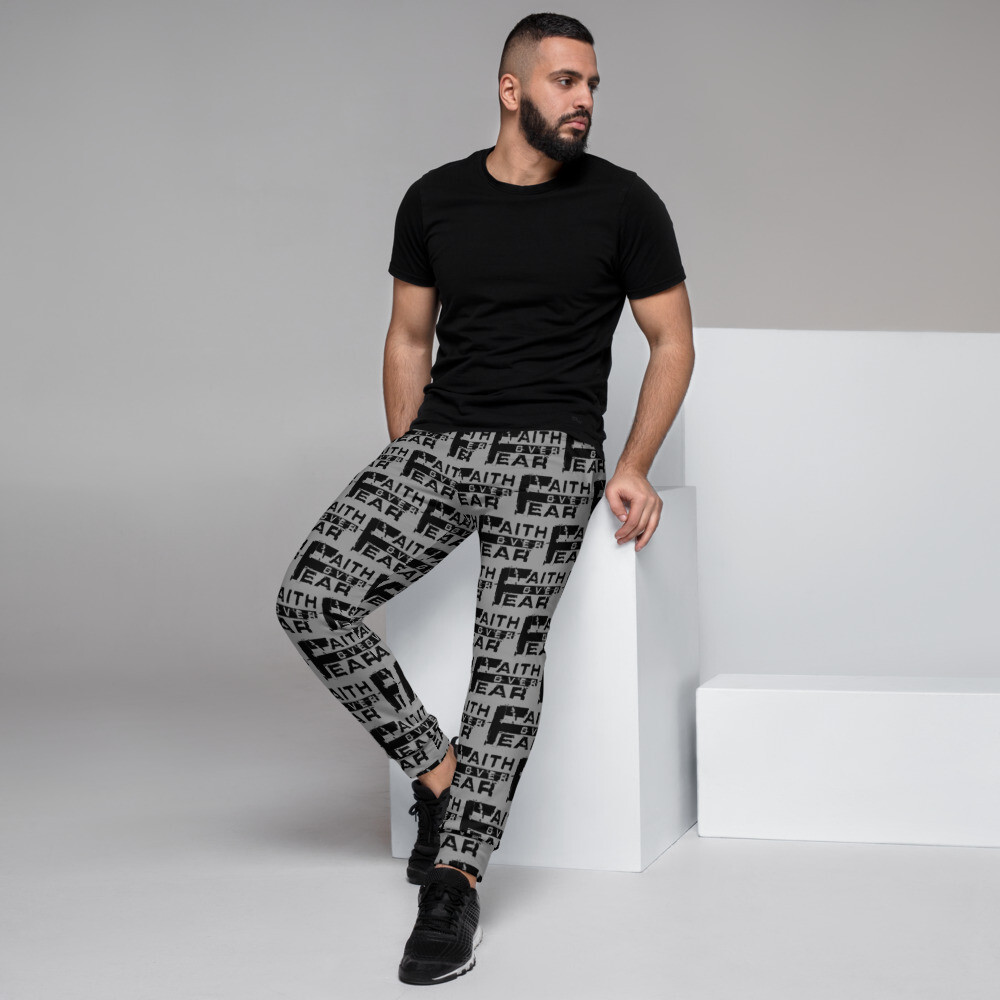 Faith Over Fear Black/Grey Men’s Joggers