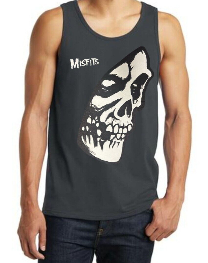 Misfits Side Rock Band Black Tank Top (Various Colors)