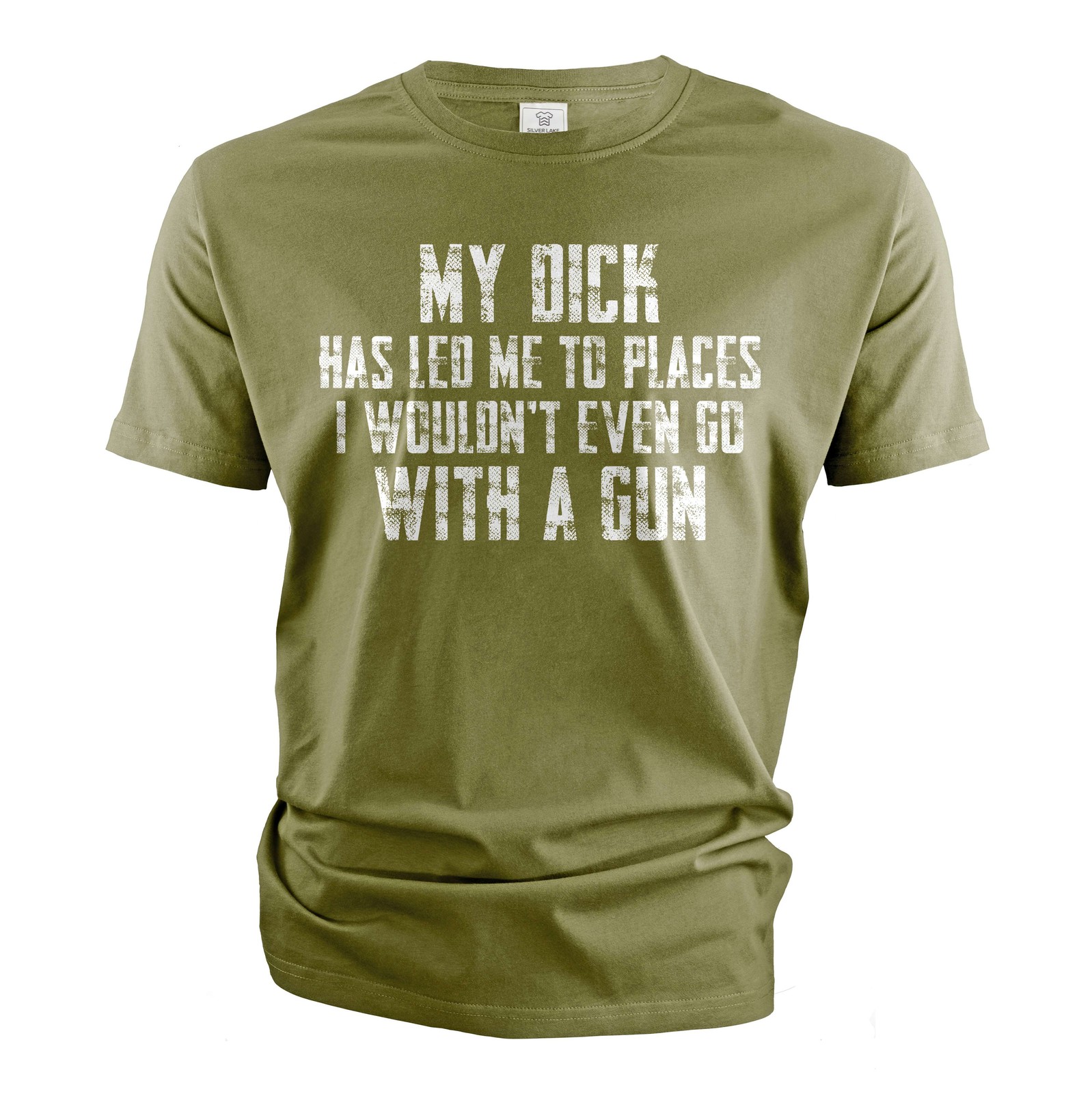 Men’s Funny Dick has led to places T-shirt humorous humor gifts for him friend