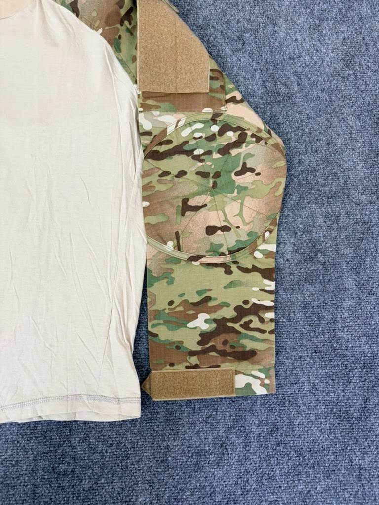 TRU-SPEC Tactical Combat Shirt Mens Tan Camo Cordura Baselayer Ripstop Size L