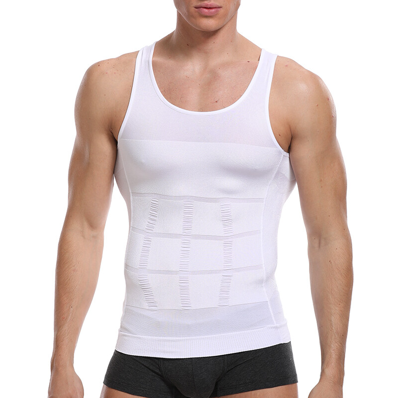 FAJAS Men Body Slimming Tummy Shaper Belly Underwear Shapewear Waist Girdle Vest
