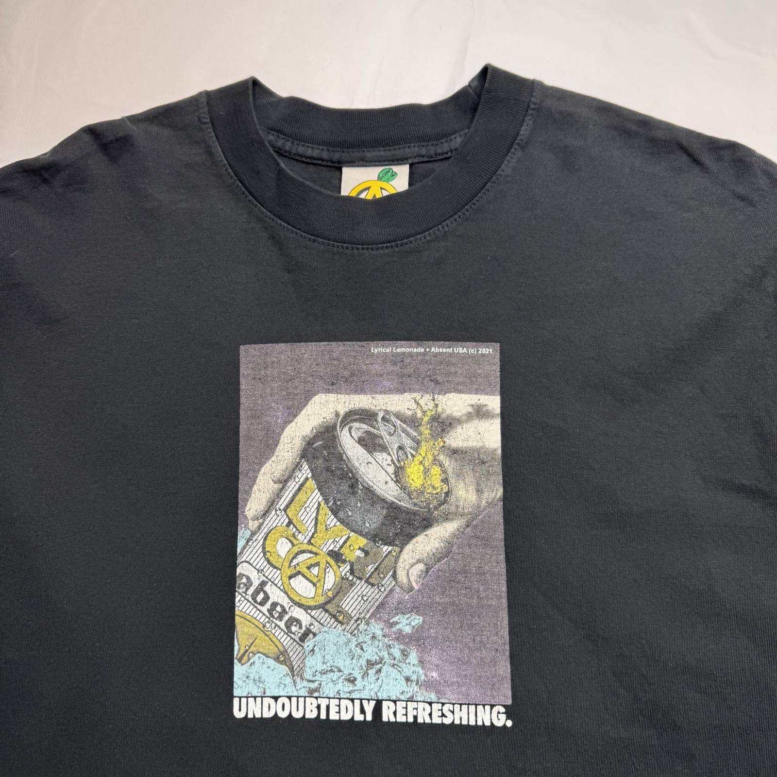 Lyrical Lemonade + Absent USA Long Sleeve Size Medium Black Undoubtedly Refresh