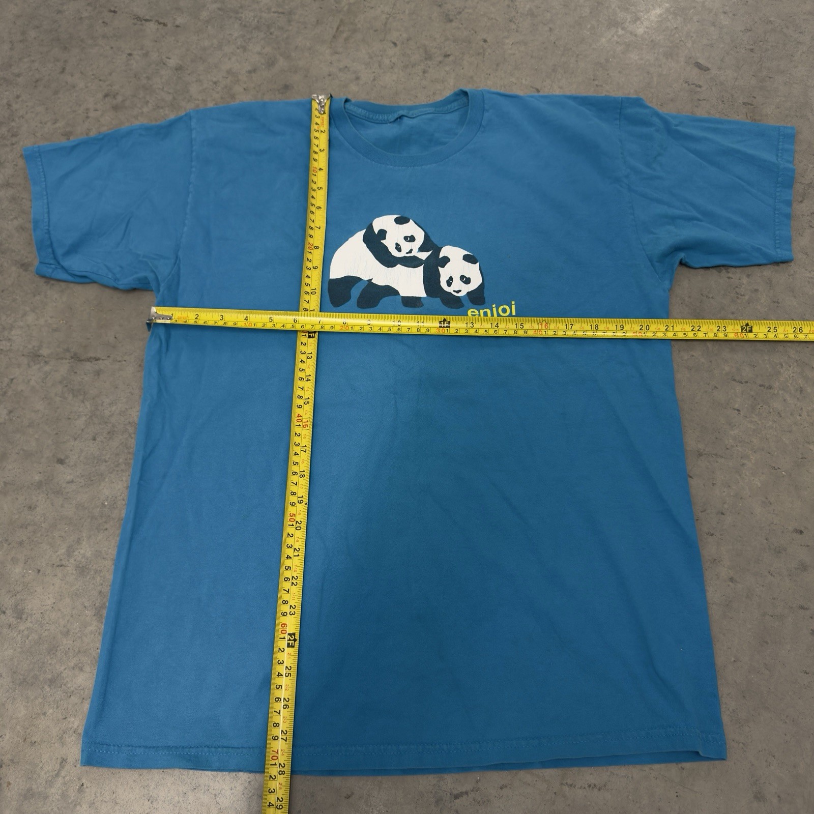 Vintage 2000s Enjoi Skateboards Panda Logo Skater Tee T-shirt Y2k