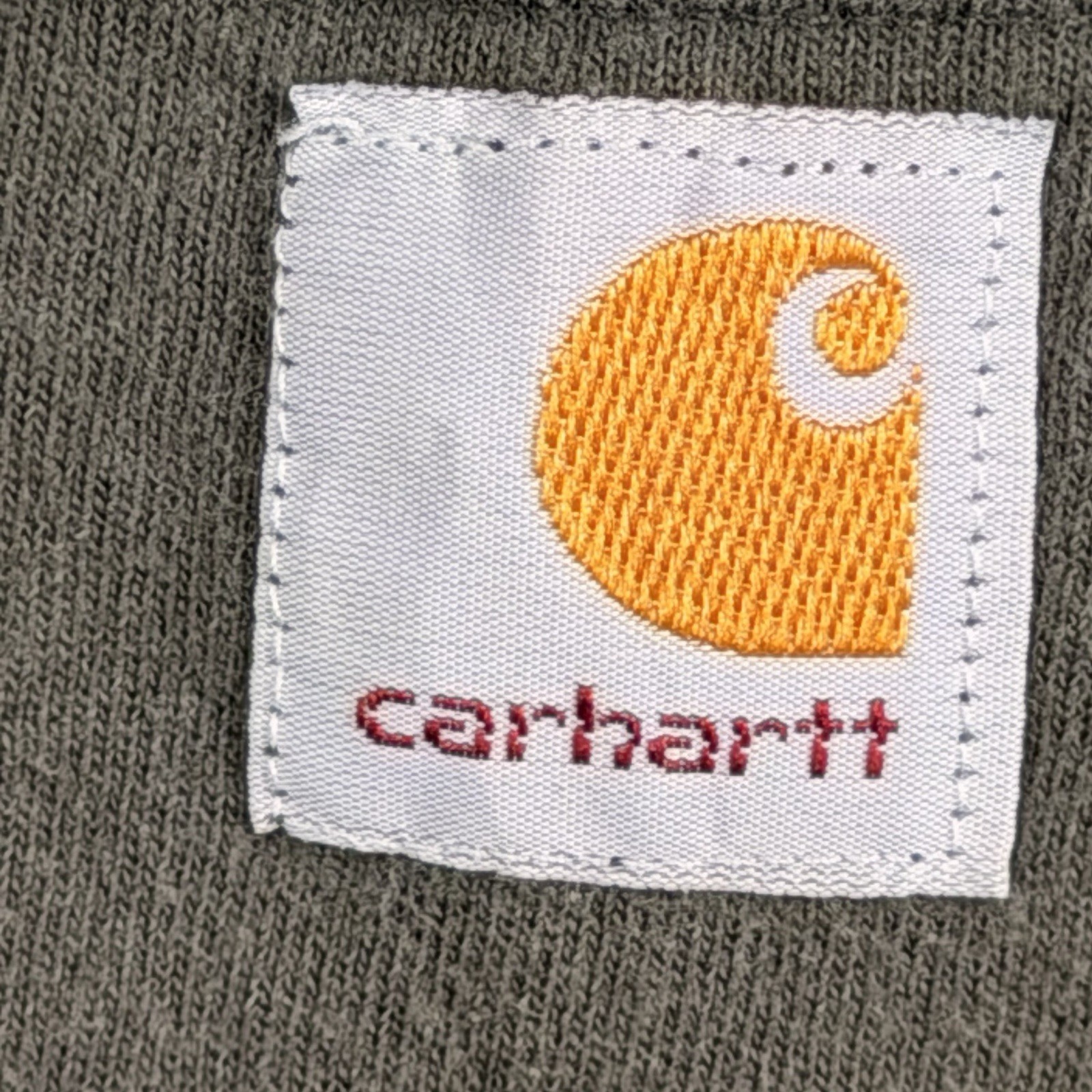 Carhartt T-Shirt Men’s 2XL Tall Loose Fit Gray Short Sleeve Pocket 100% Cotton