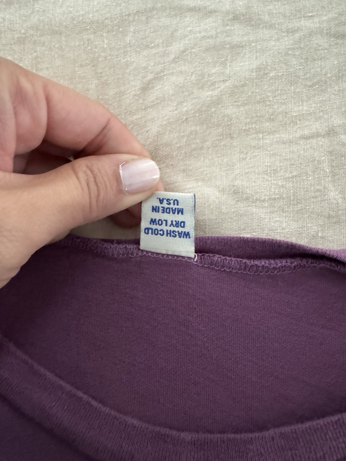 General Quarters Los Angeles Purple Graphic Tshirt Size Large
