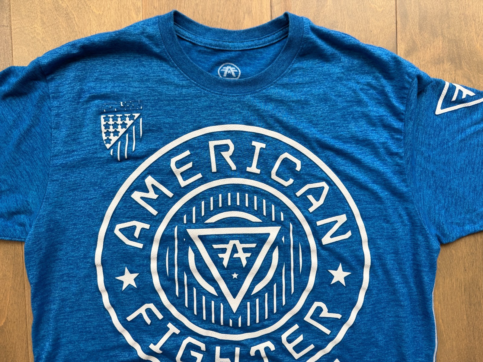 American Fighter Premium Athletics Blue 50/50 Cotton Poly Blend T-Shirt Men’s XL