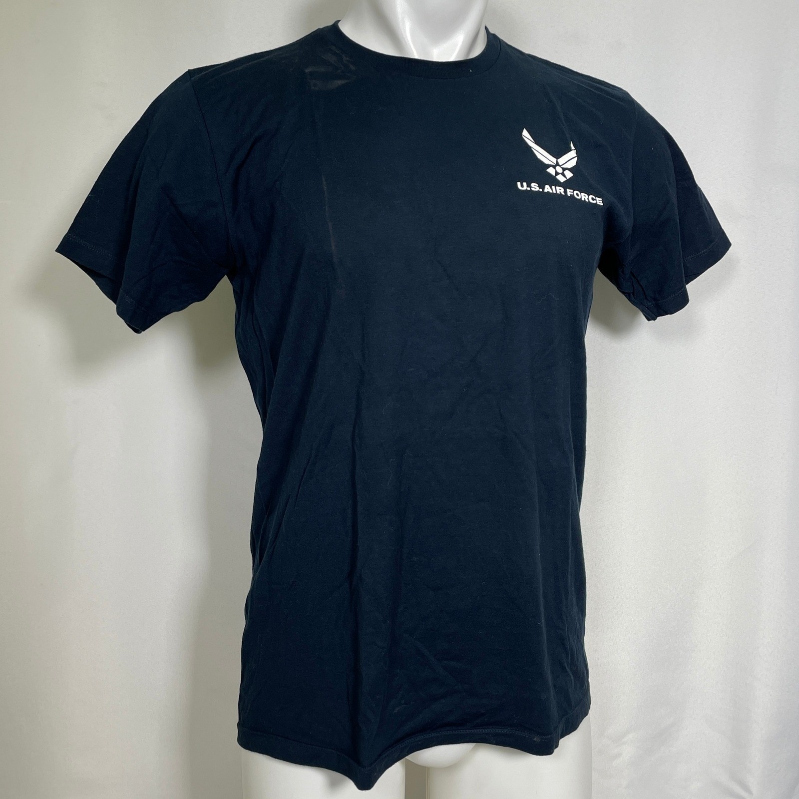 US Air Force United States Military Wings Navy Blue T-Shirt Men’s MEDIUM