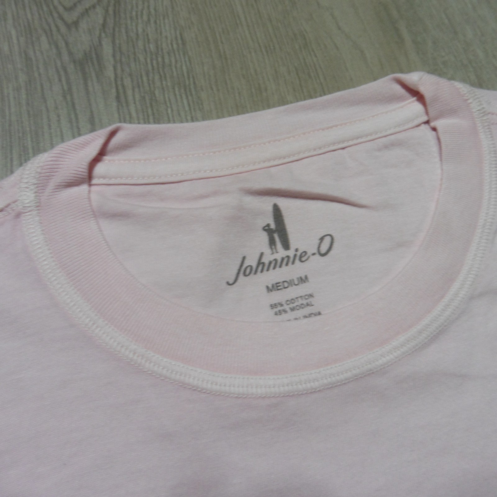 JOHNNIE-O Mens M MEDIUM DALE 2.0 T SHIRT LOLLIPOP PINK GOLD SHORT SLEEVE TEE