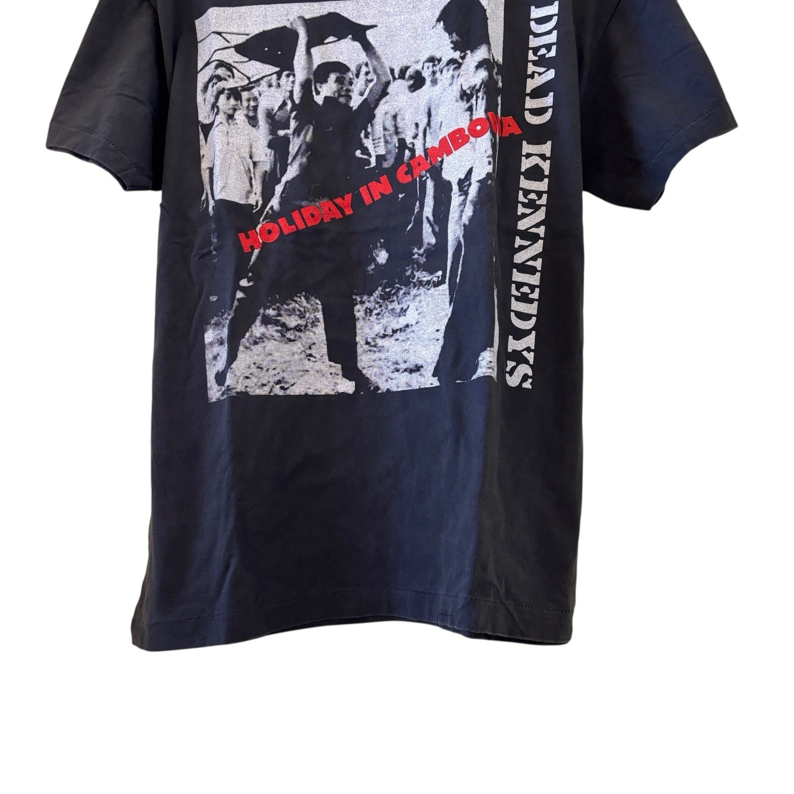 Dead Kennedys Reprint Vintage Band Tee Shirt Holiday In Cambodia Rare Large