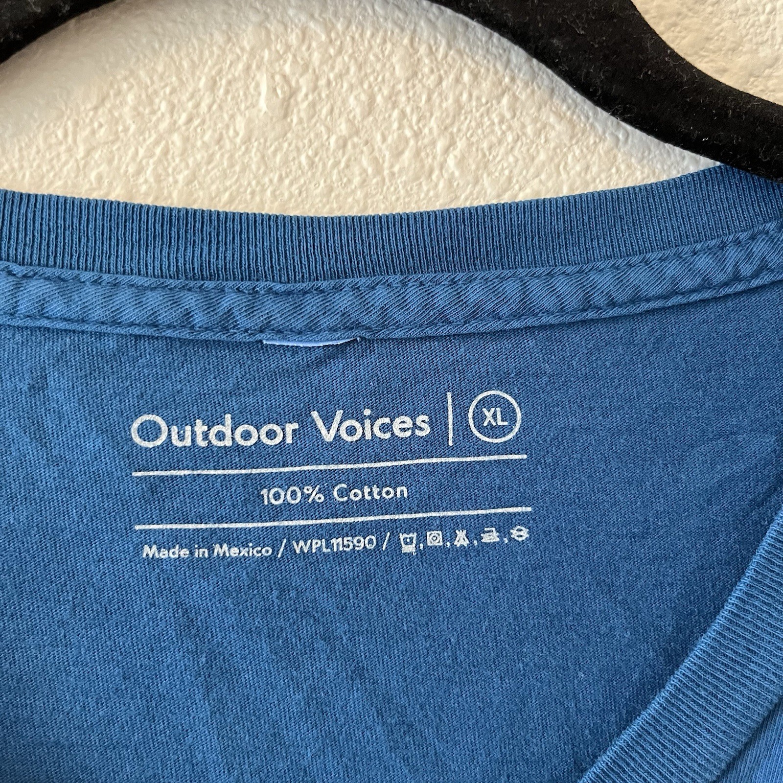 Outdoor Voices T-Shirt Men’s XL Pickleball Graphic Blue Gym Workout Athletic