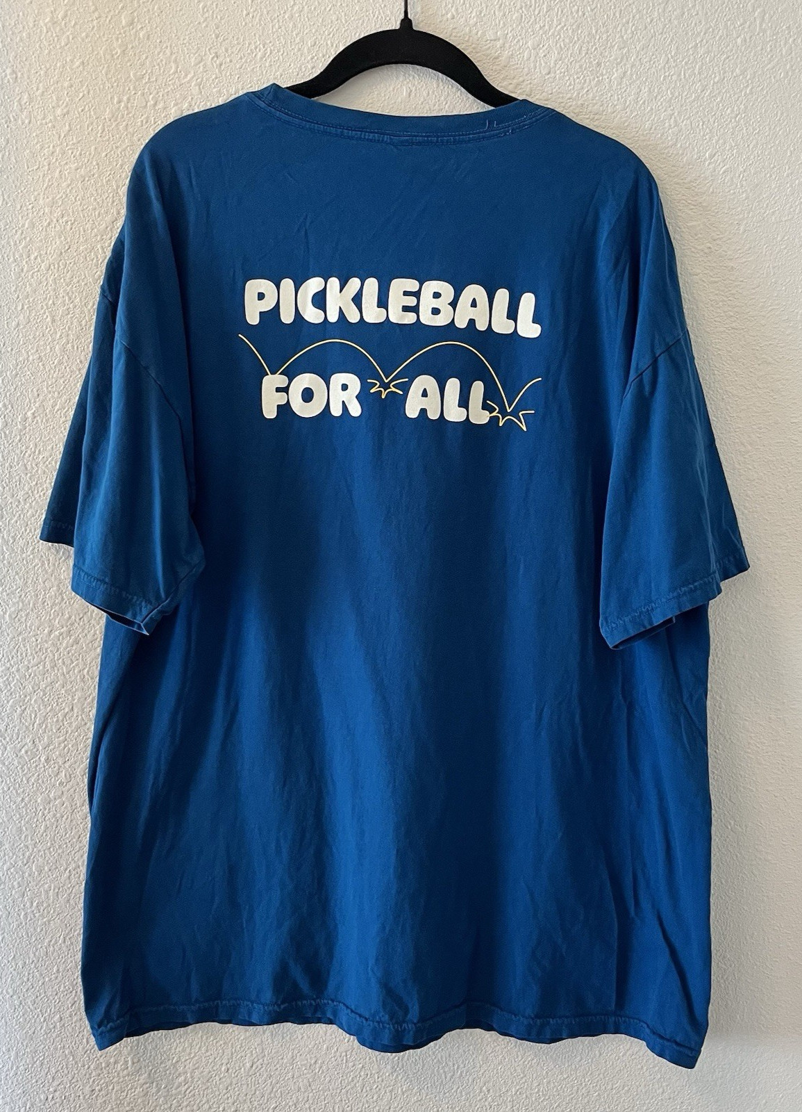Outdoor Voices T-Shirt Men’s XL Pickleball Graphic Blue Gym Workout Athletic