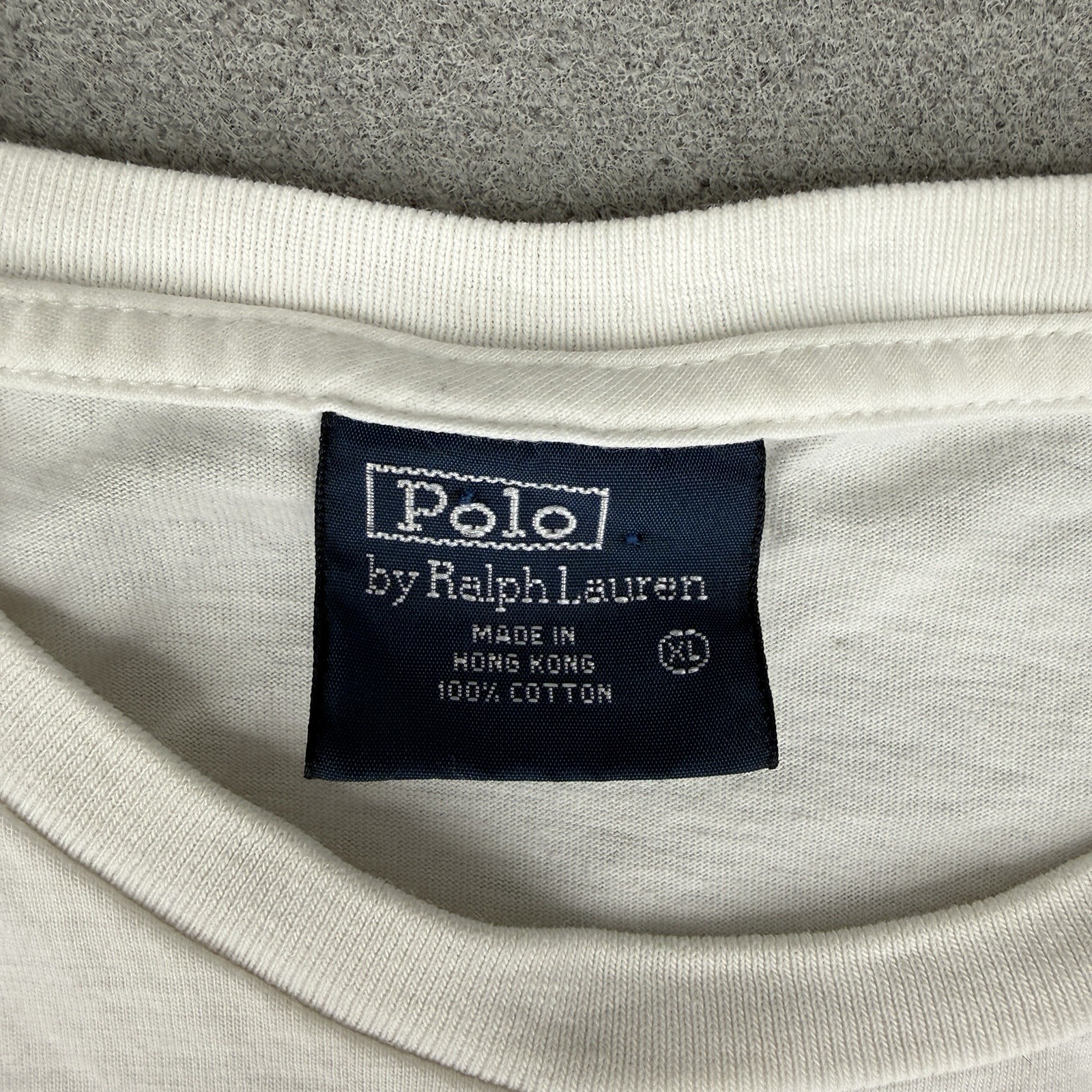 Vintage Polo Ralph Lauren Men’s XL Shirt Crab Print Sport RL 90’s Hong Kong Tee