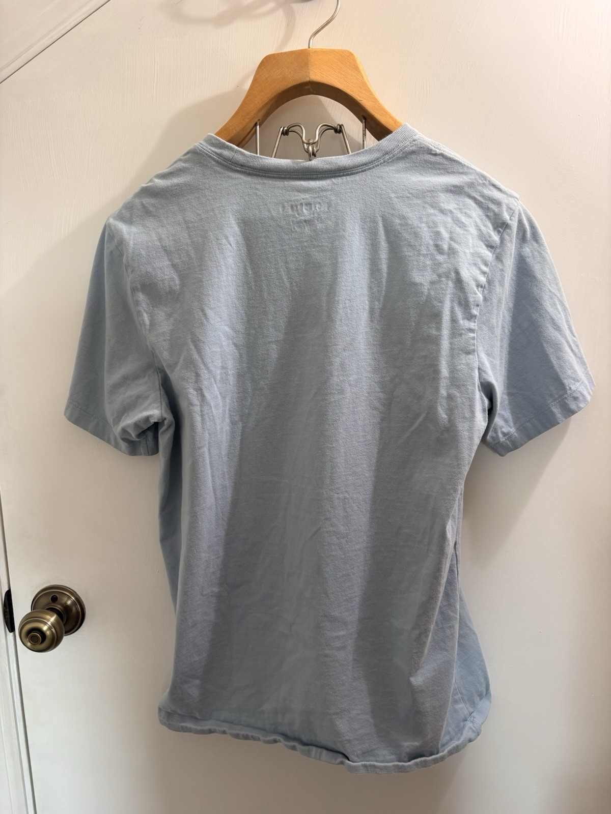 Mens Light Blue Air Jordan Logo Short Sleeve Tshirt Size M Excellent Condition