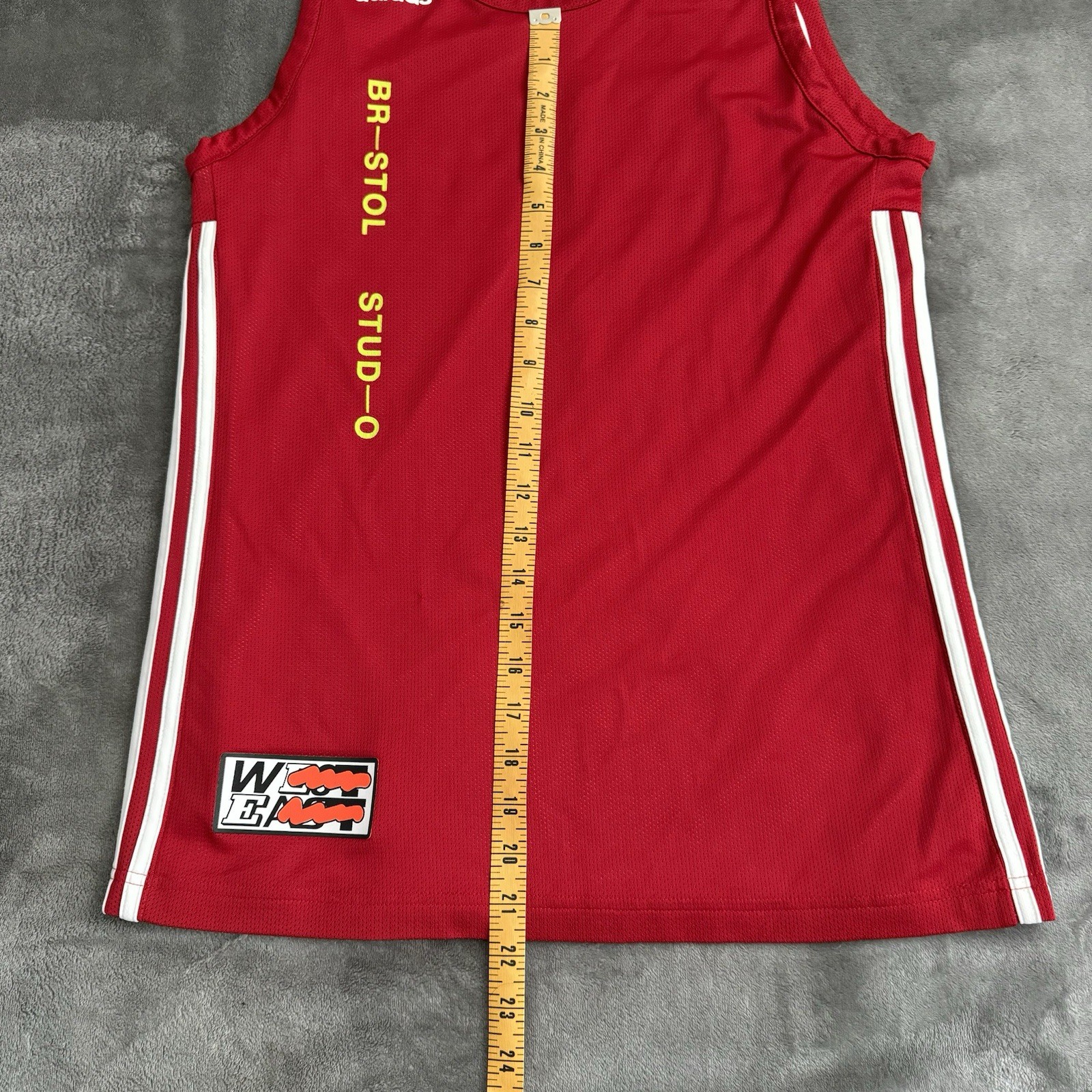 Adidas Streetball Jersey Men’s Large? Red White Reversible Basketball Shirt Tank