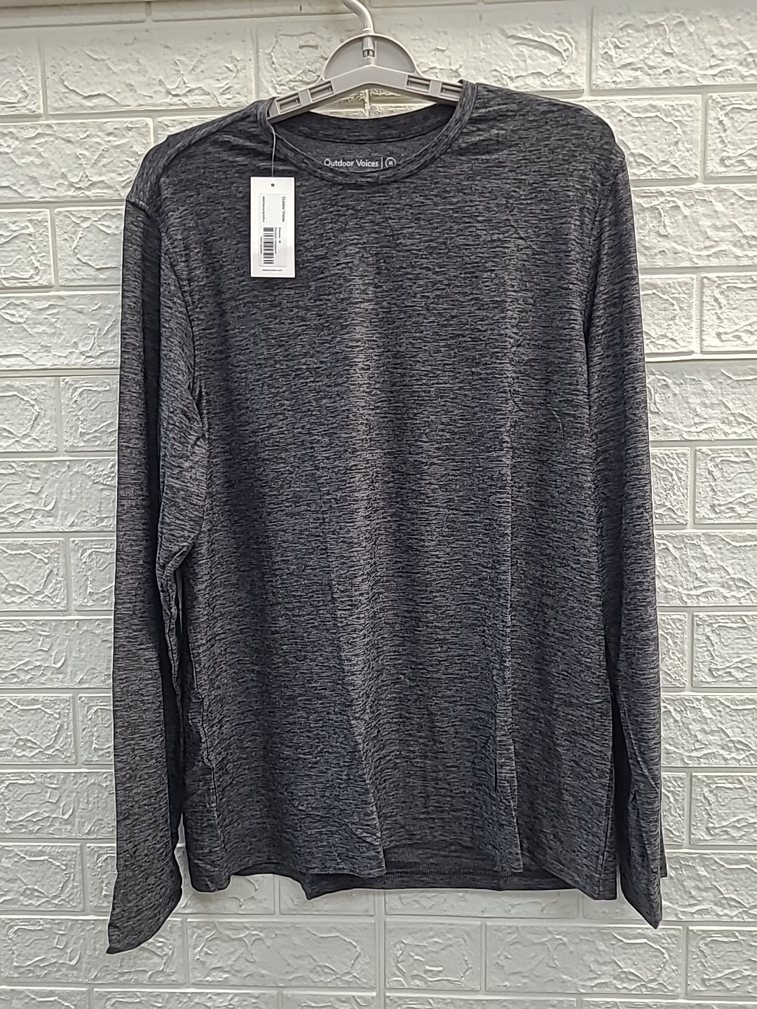 New Outdoor Voices Cloudknit Long Sleeve Tee Men’s US Size M