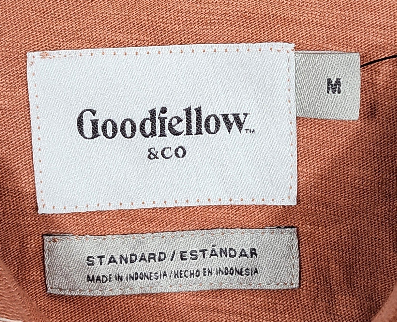 Men’s Polo Shirts Short Sleeve MEDIUM Green Orange 2 PACK Goodfellow 100% Cotton