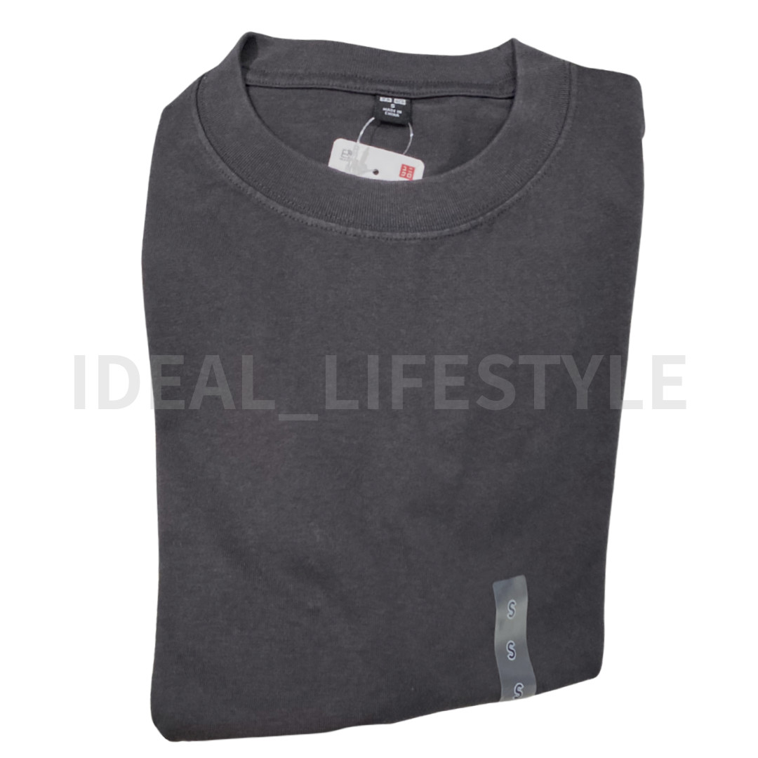 UNIQLO Boxy Cropped T-Shirt S M L XL XXL 3XL 4XL Short Length Men 487962 NWT
