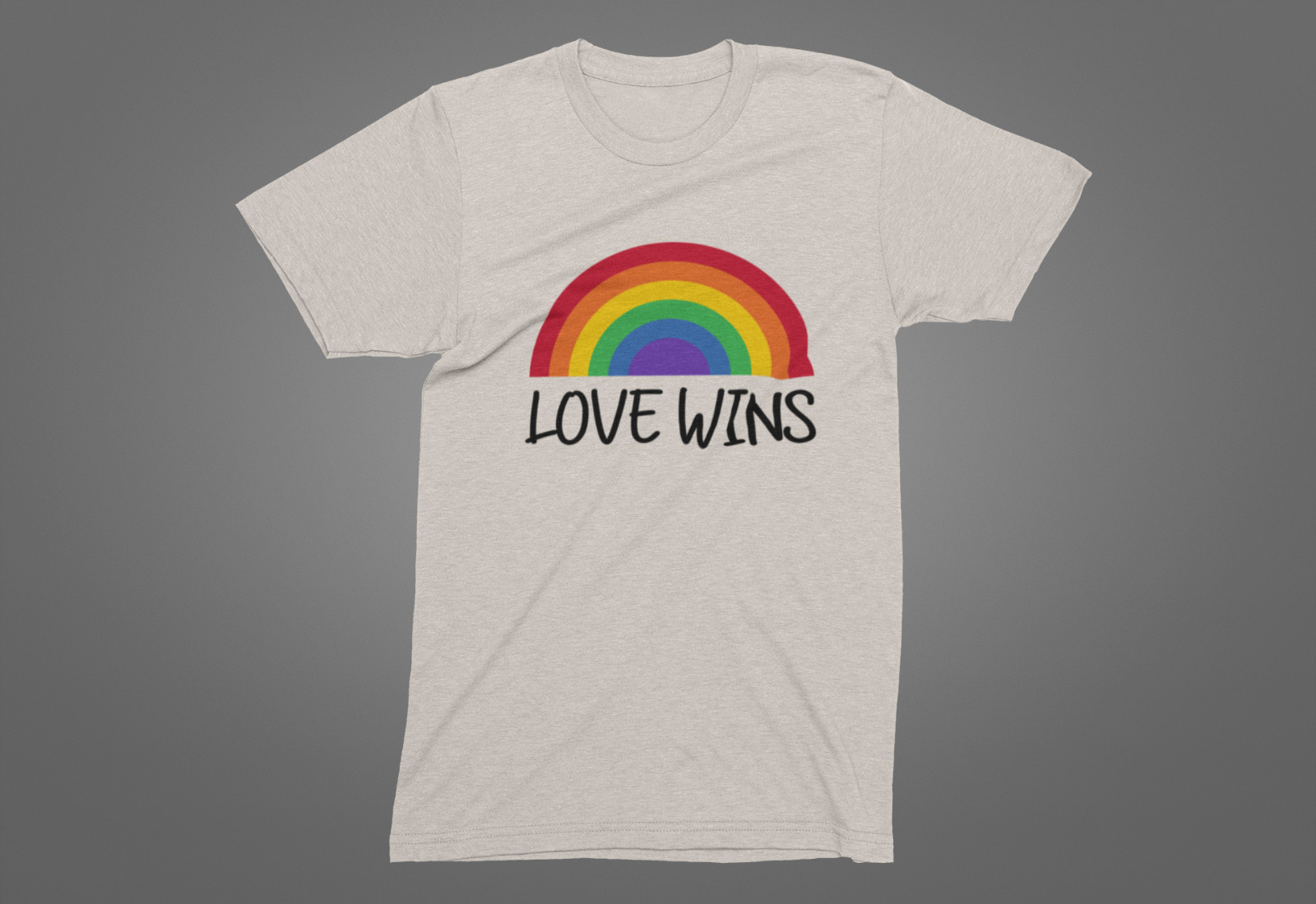 T-Shirt Love Wins – All Sizes, LGBT Day Month Parade Rainbow