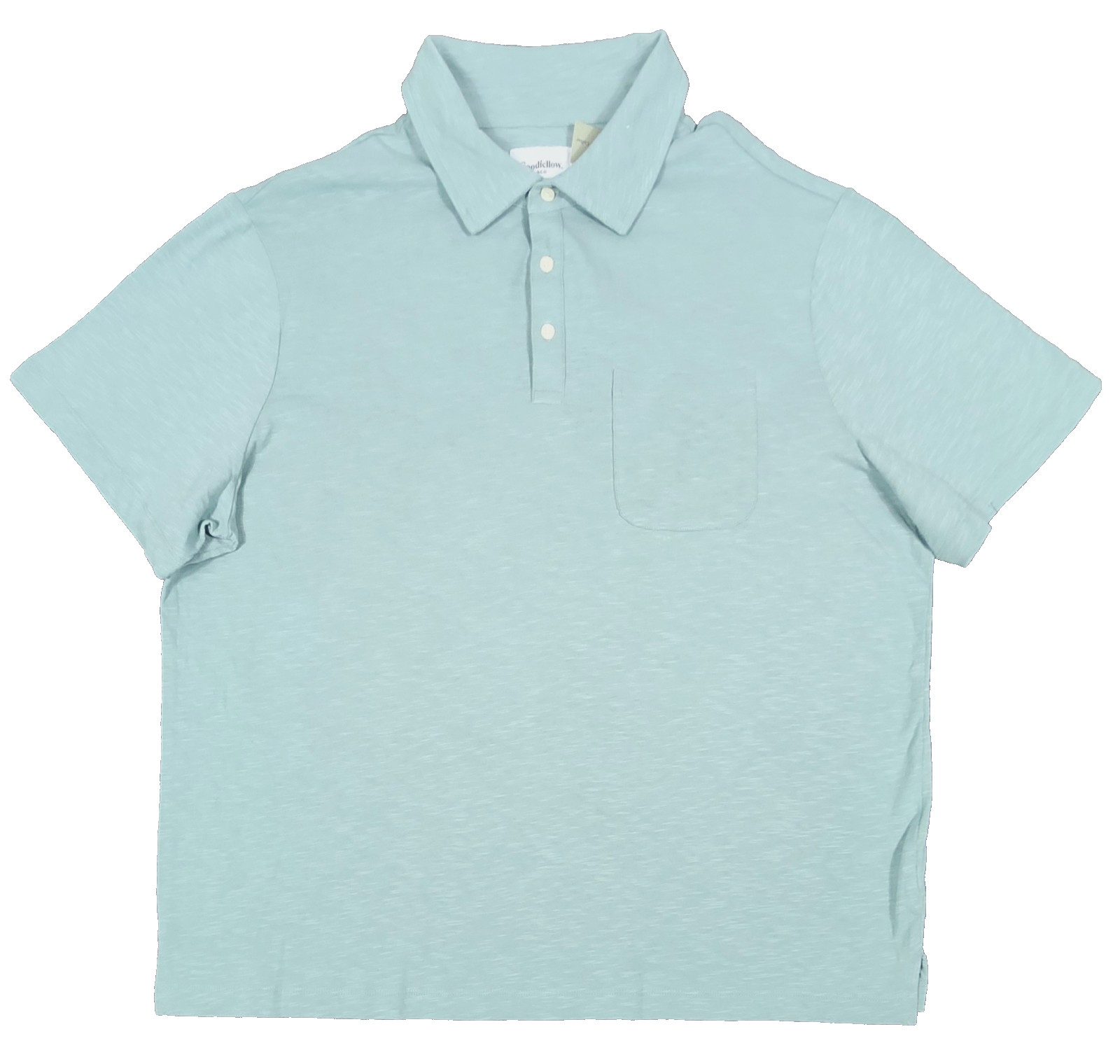 Men’s Polo Shirts Short Sleeve MEDIUM Green Orange 2 PACK Goodfellow 100% Cotton