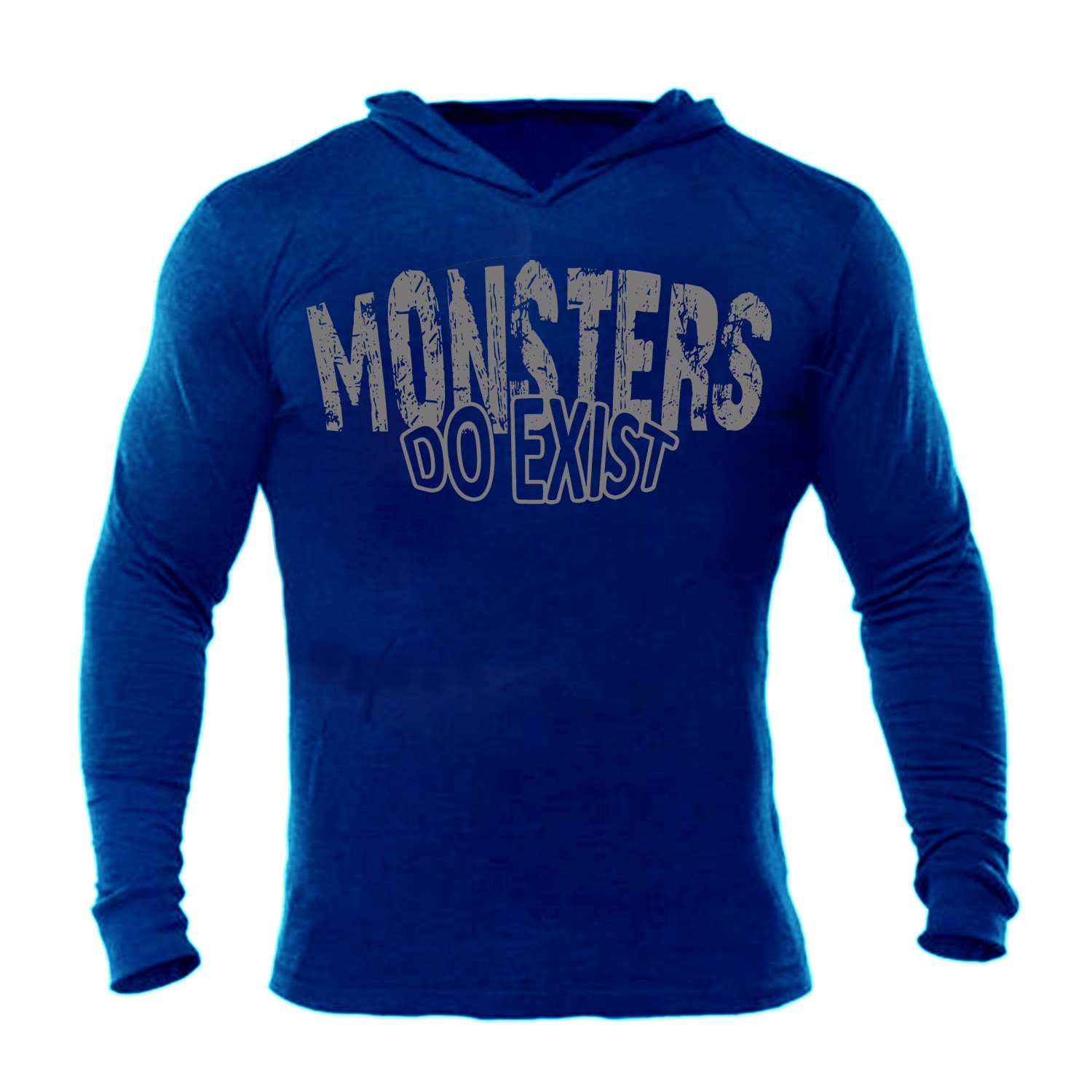 Iron Gods Monsters Do Exist Muscle Hoodie Gym Weightlifting Pullover Workout