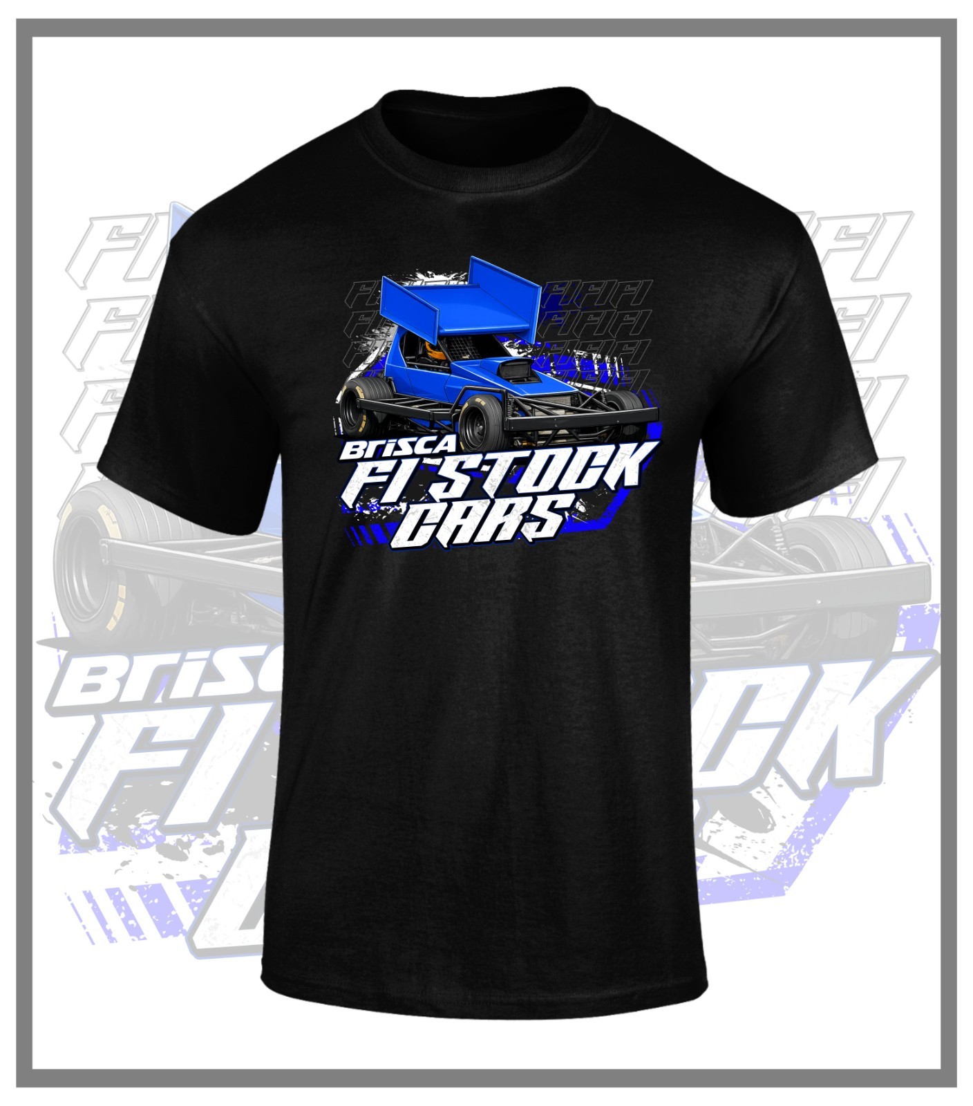 Brisca Stock Car F1 Tshirt design Free Uk Delivery Oval Contact Racing Sprint