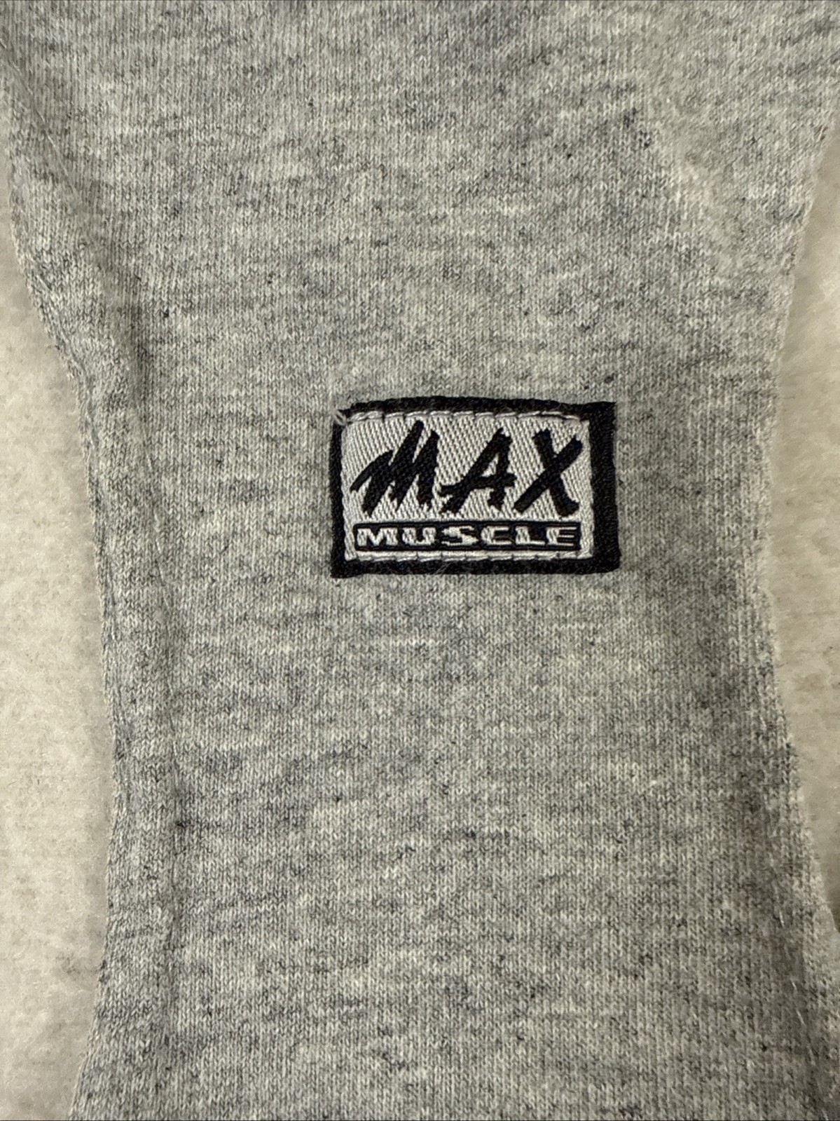Vtg 90s MAX Muscle Gear Tank Top Shirt Sz Sm? Bodybuilding Training Gear USA