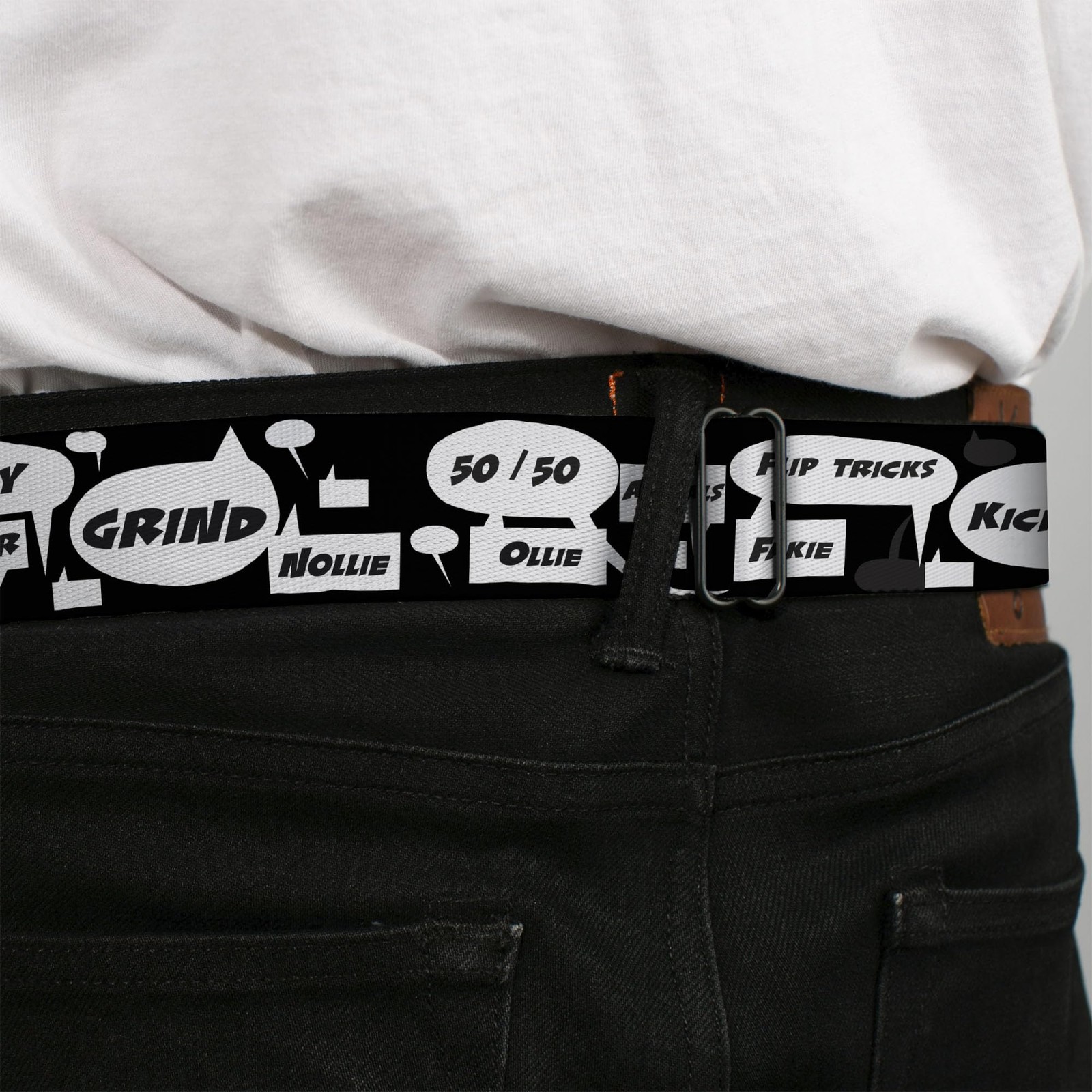 Seatbelt Belt – Skater Bubbles – 1.0″ Wide – 20-36 Inches in Length