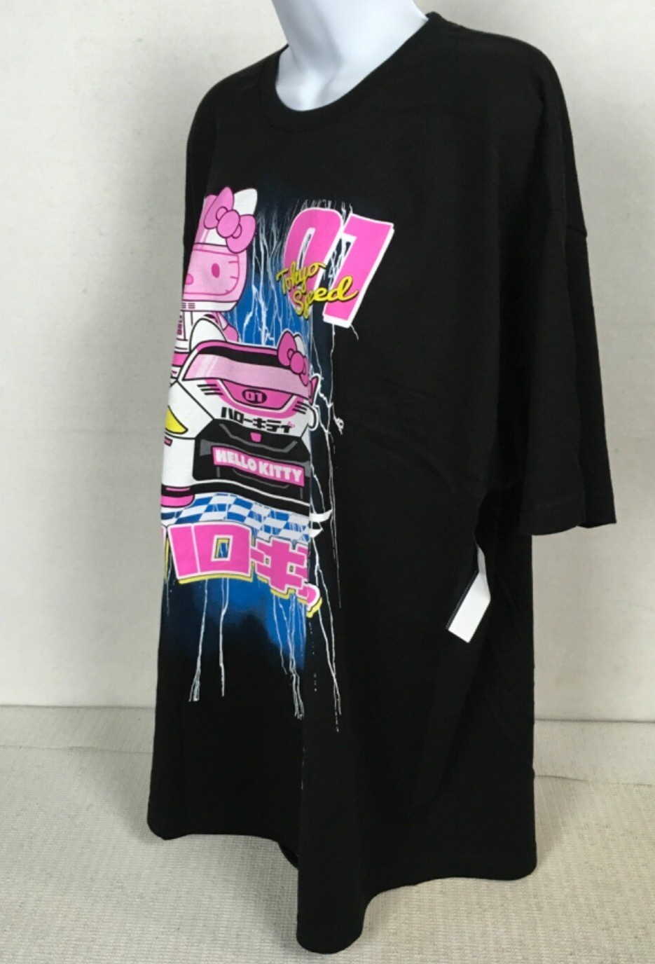 Sanrio T shirt Unisex Size 2XL Black w Pink Hello Kitty Tokyo Special 01 New